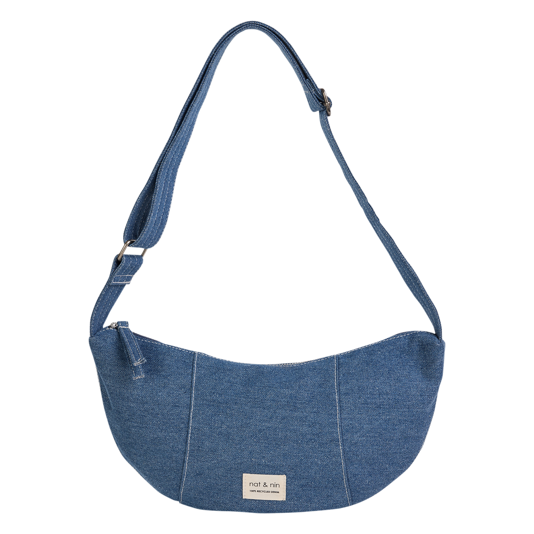 Sac banane en denim NAT & NIN Bleu