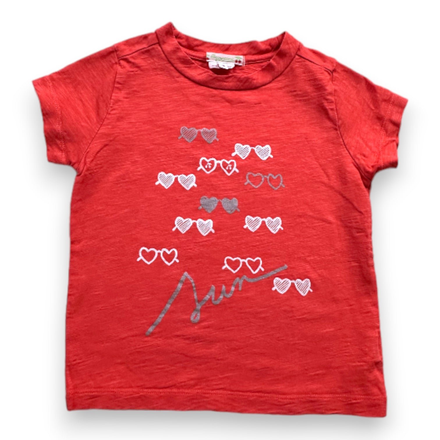 Orange Kids T-shirt - 4 years BONPOINT - Seconde Main Orange