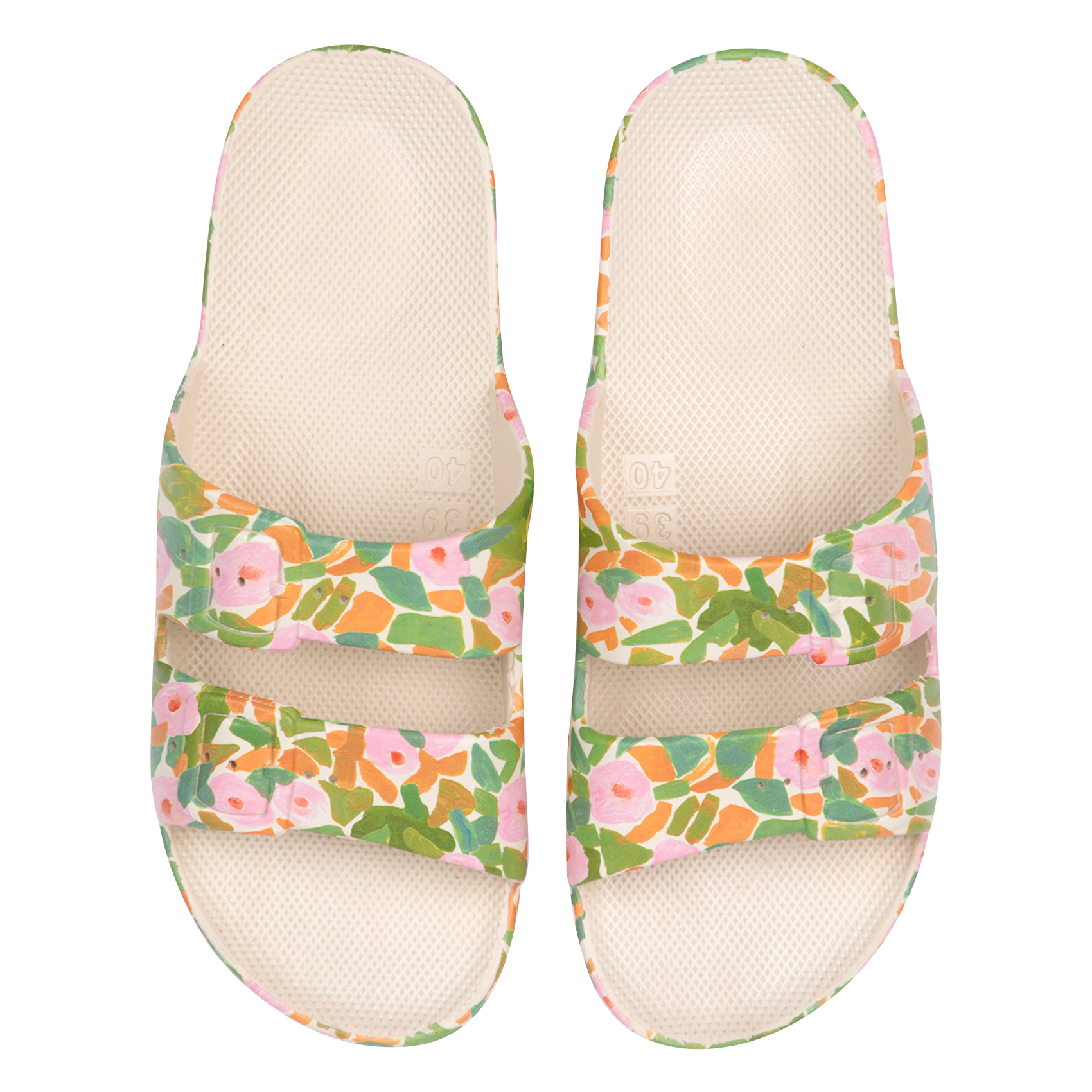 Flat sandals with floral pattern BOBO CHOSES Multicolored