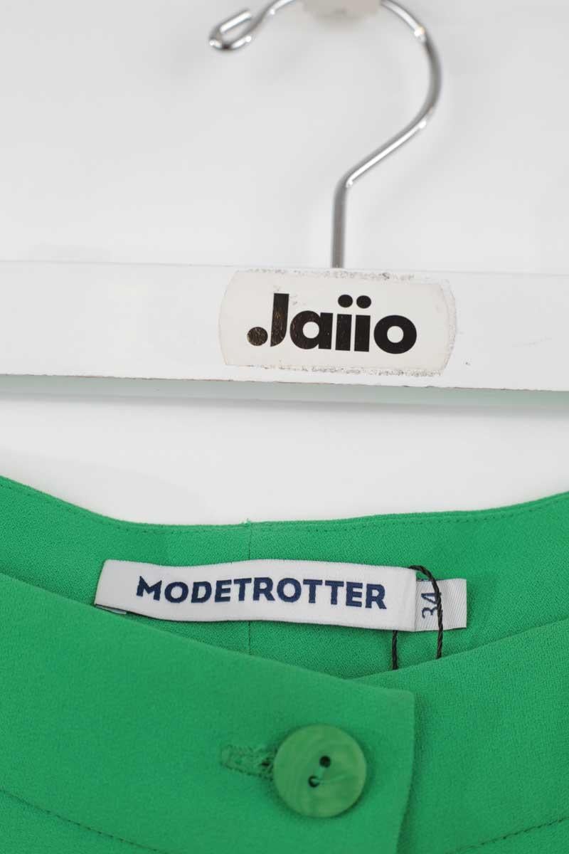 Pantalon droit vert MODETROTTER - Seconde Main Vert