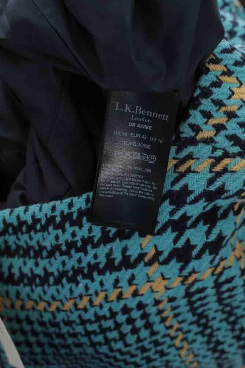 V-neck dress LK BENNETT - Seconde Main Blue