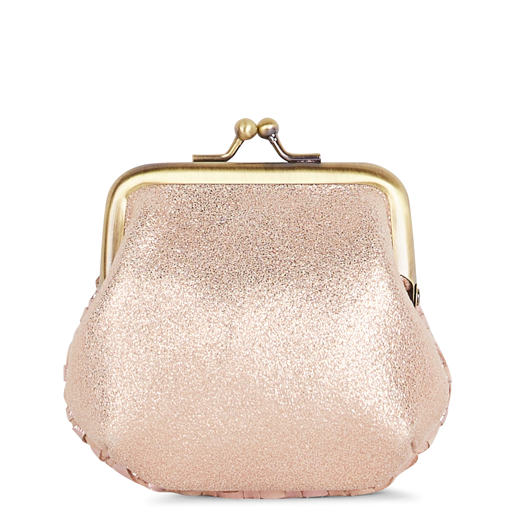 Geldbeutel aus Leder MILA LOUISE Rosa