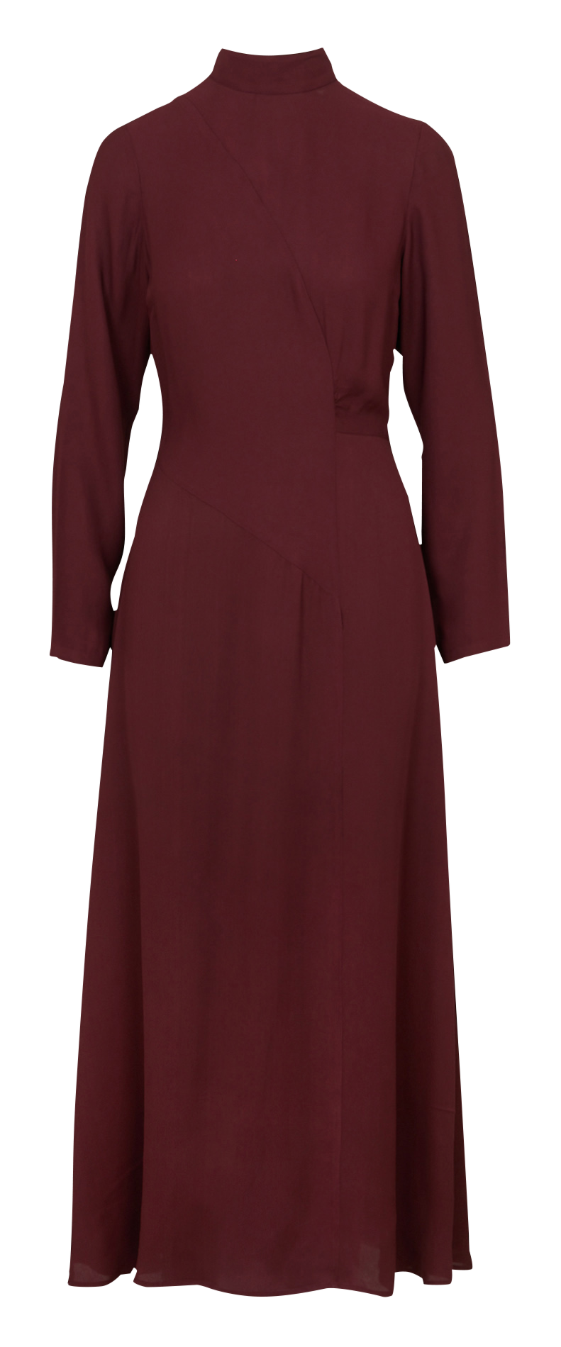 Robe longue col montant IKKS Violet