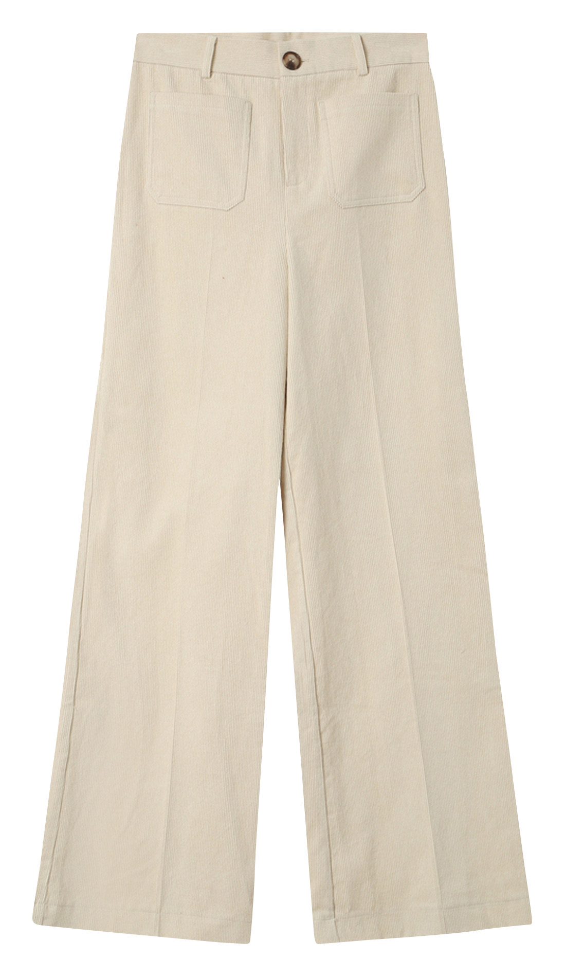Slim-fit cotton cargo pants GRACE ET MILA White