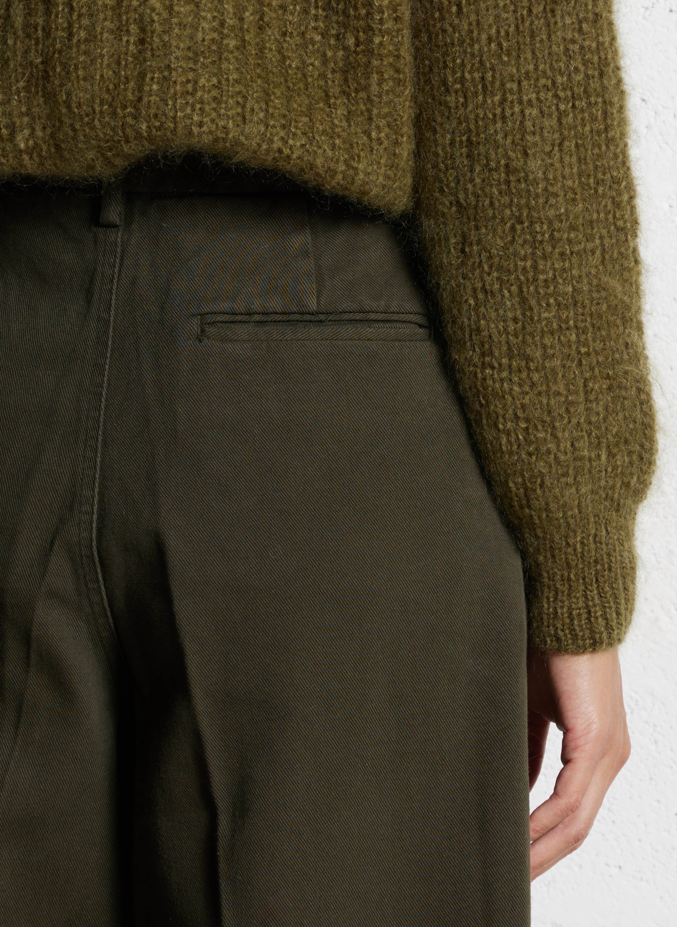 Cotton-blend chinos BELLEPIECE Khaki