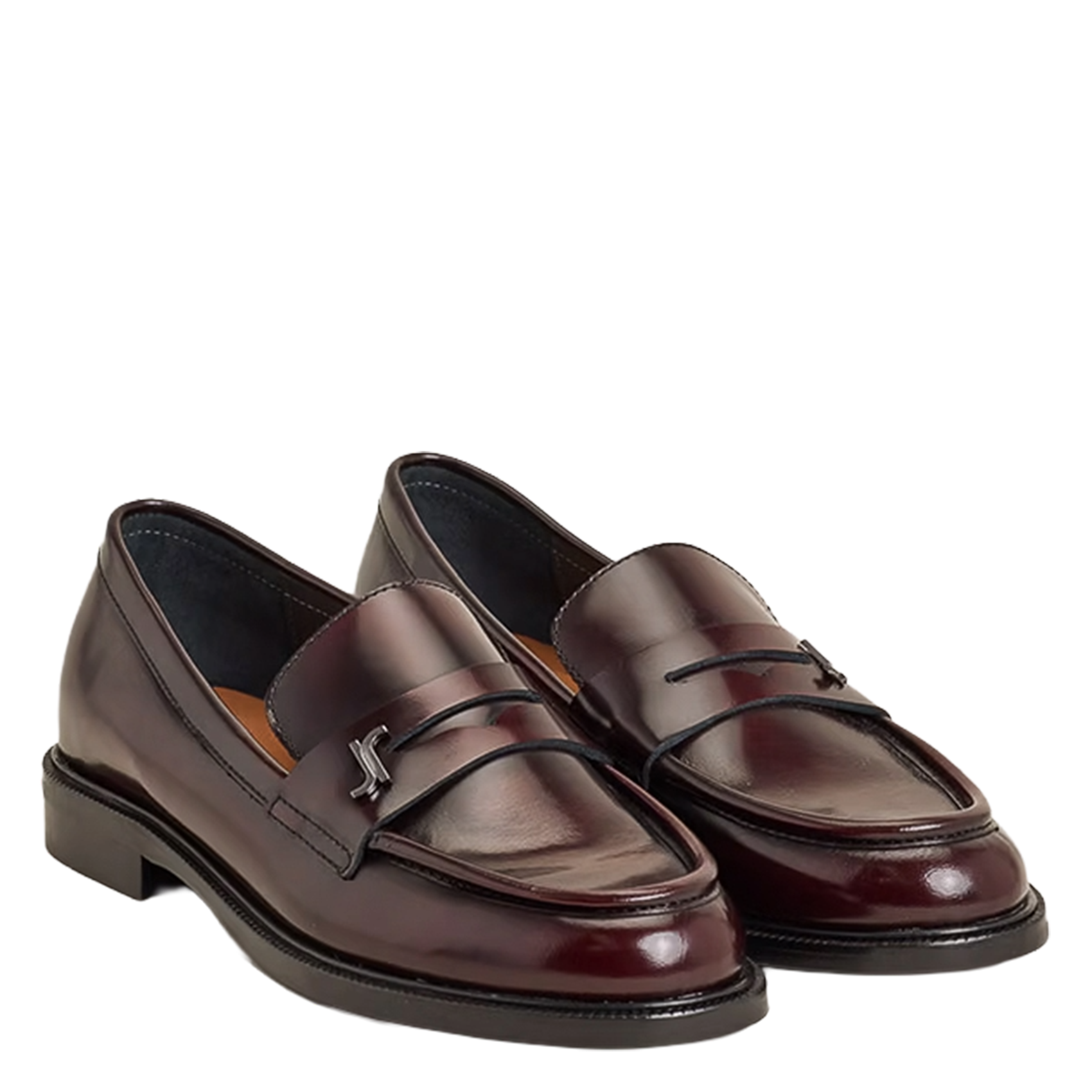 Mocassins en cuir  JONAK Rouge