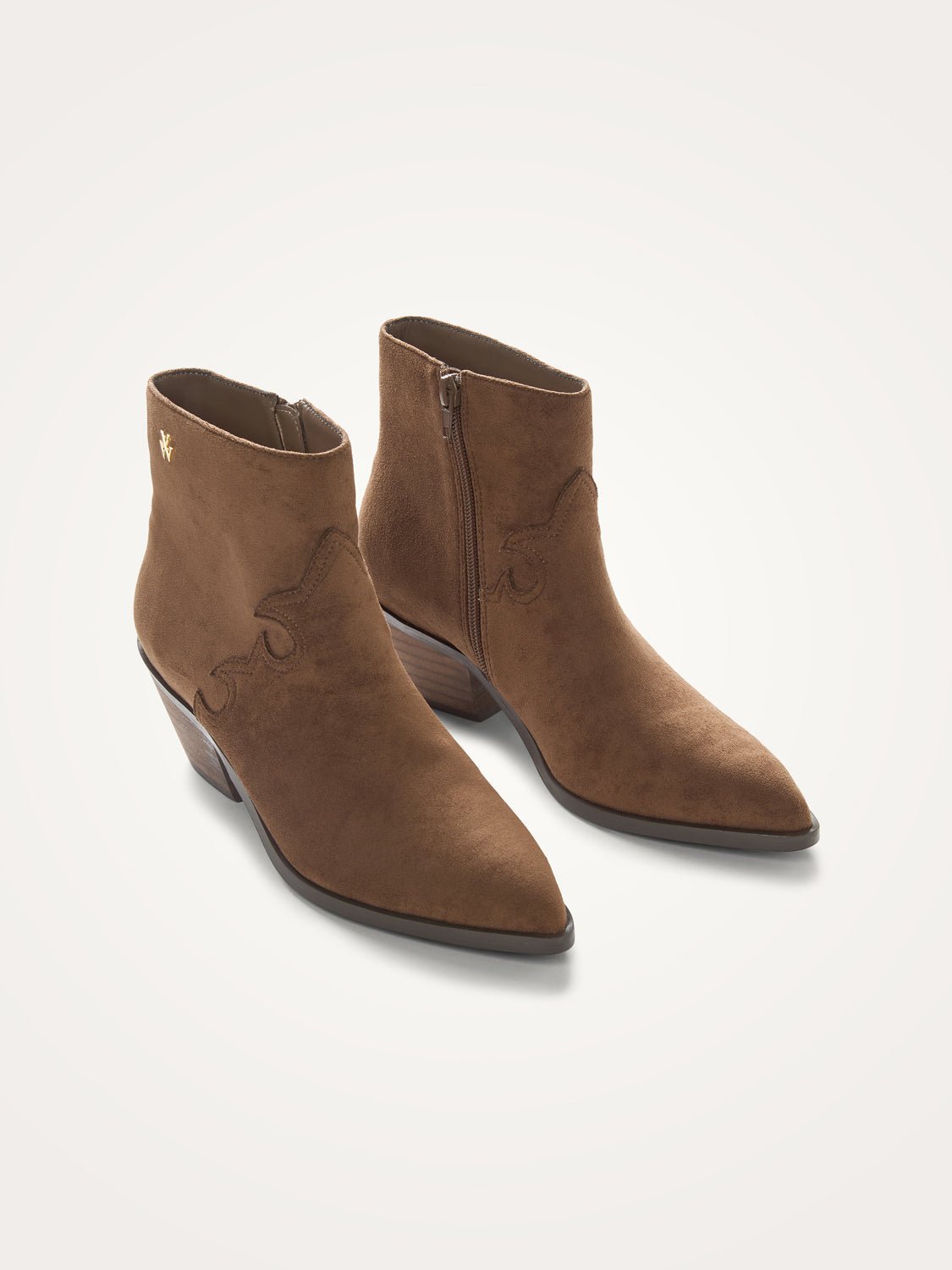 Low cowboy boots VANESSA WU Brown