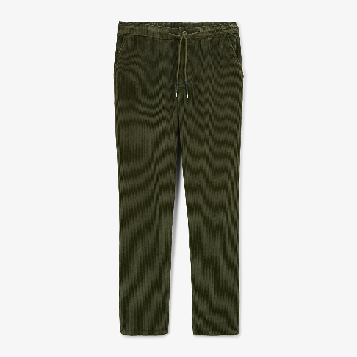 Straight leg pants with elastic waistband SERGE BLANCO Green