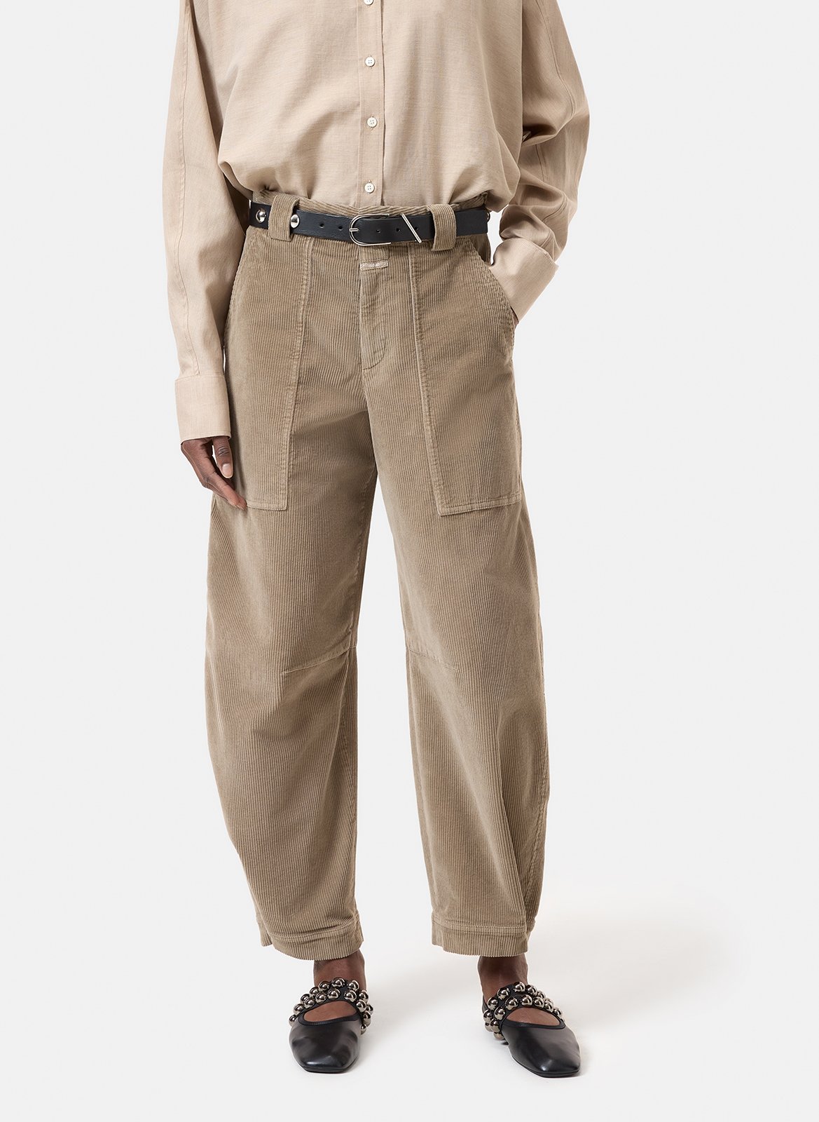 Mom-fit jeans CLOSED Beige