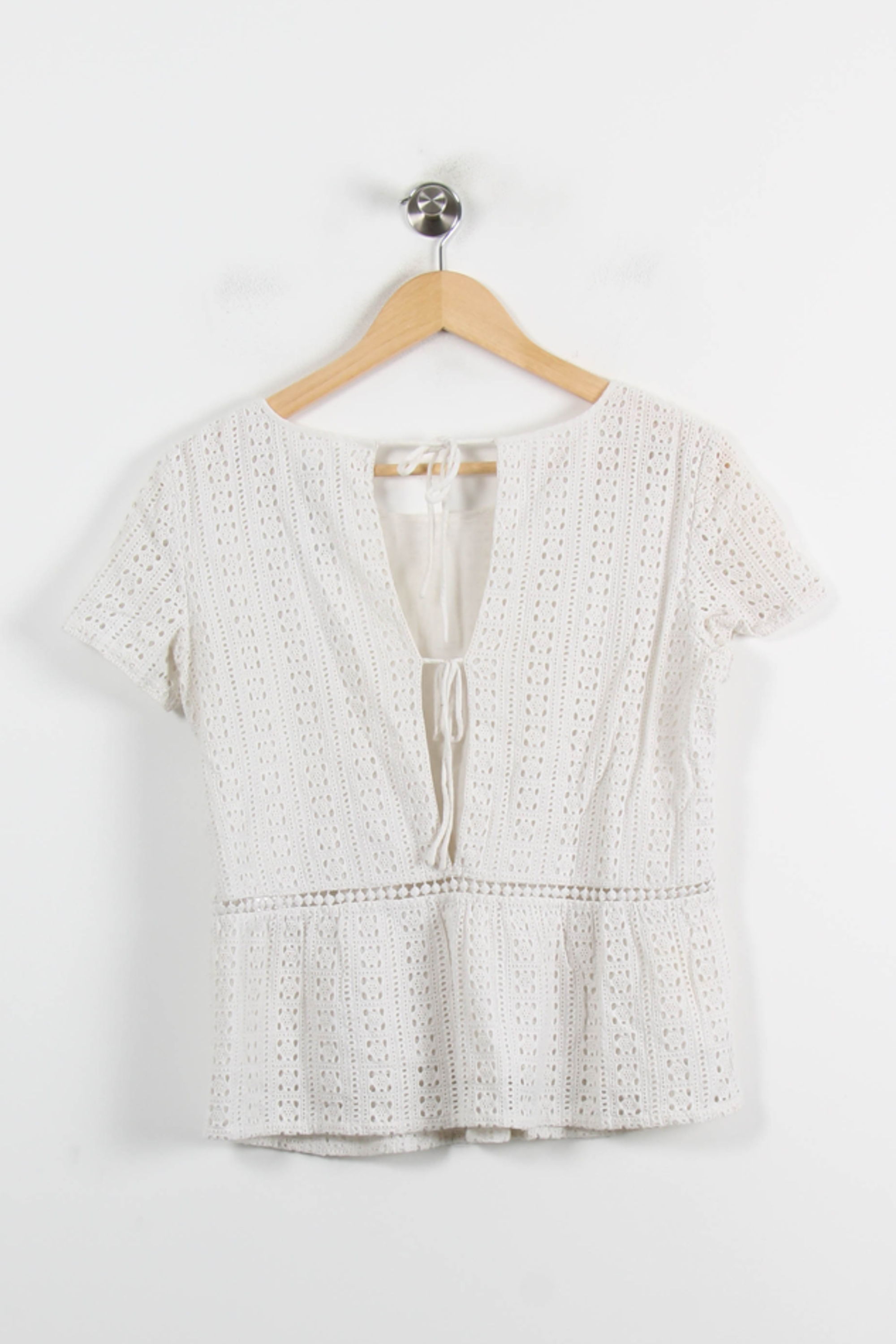Tommy Badge T-shirt SEZANE - Seconde main White