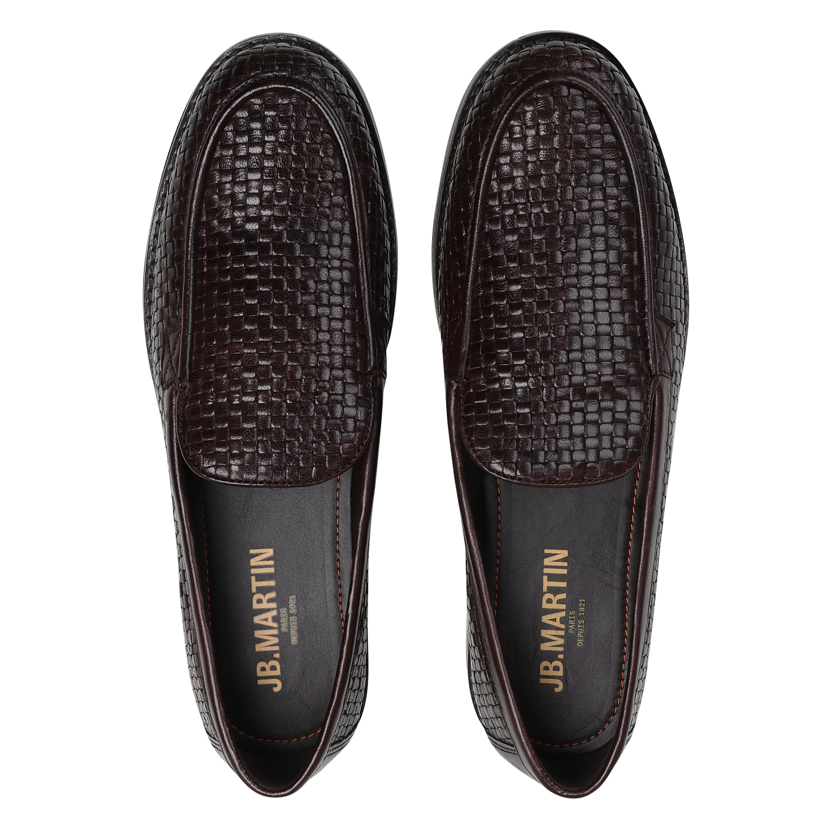 Mocassins en cuir JB MARTIN Marron
