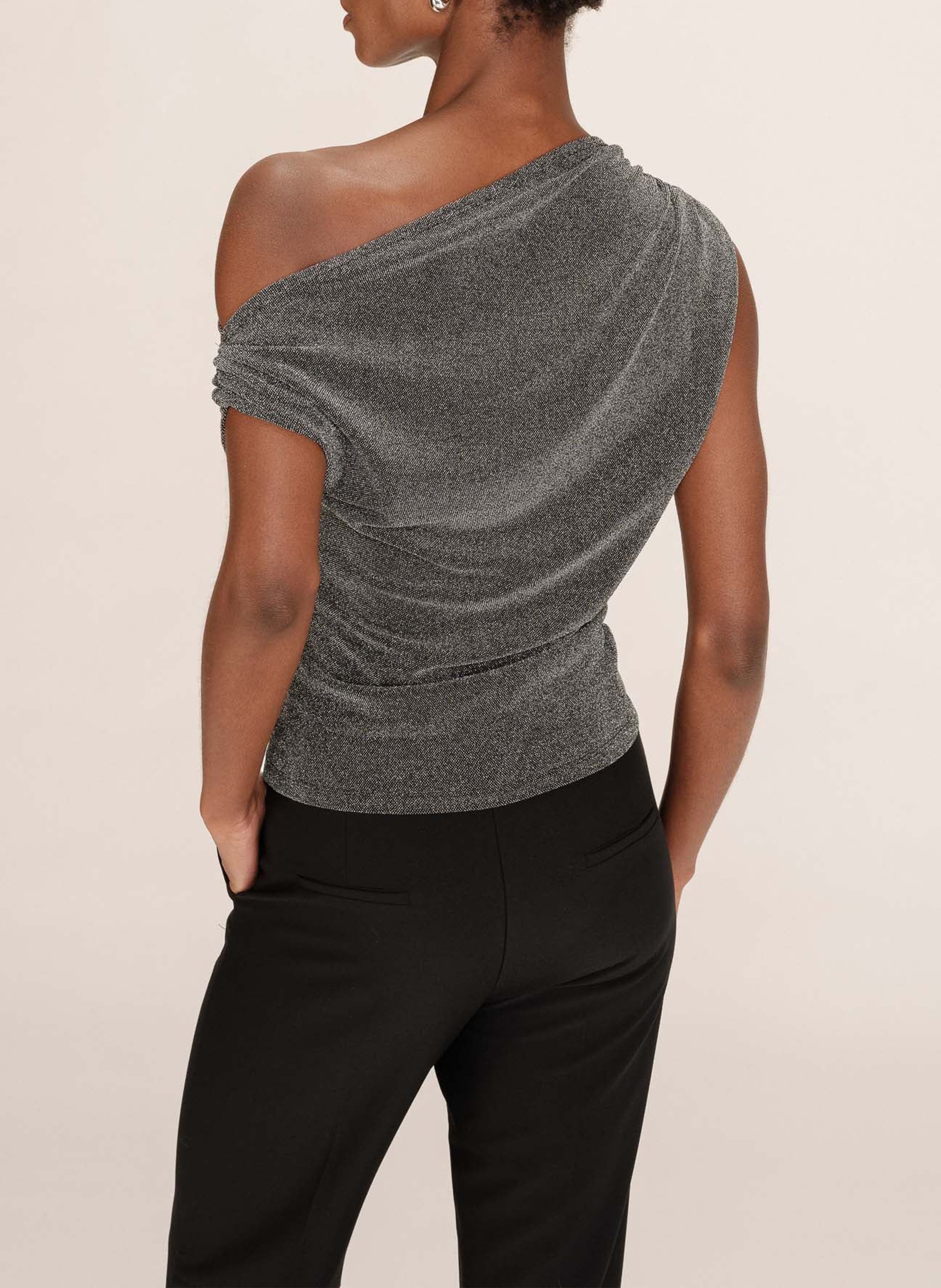 Asymmetrische top GRACE ET MILA Grijs