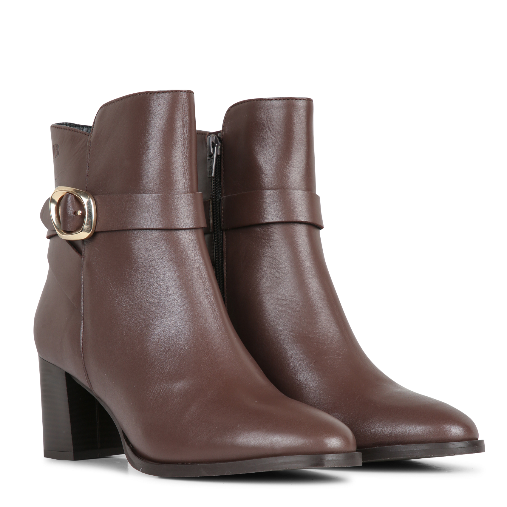 Bottines en cuir JB MARTIN Marron