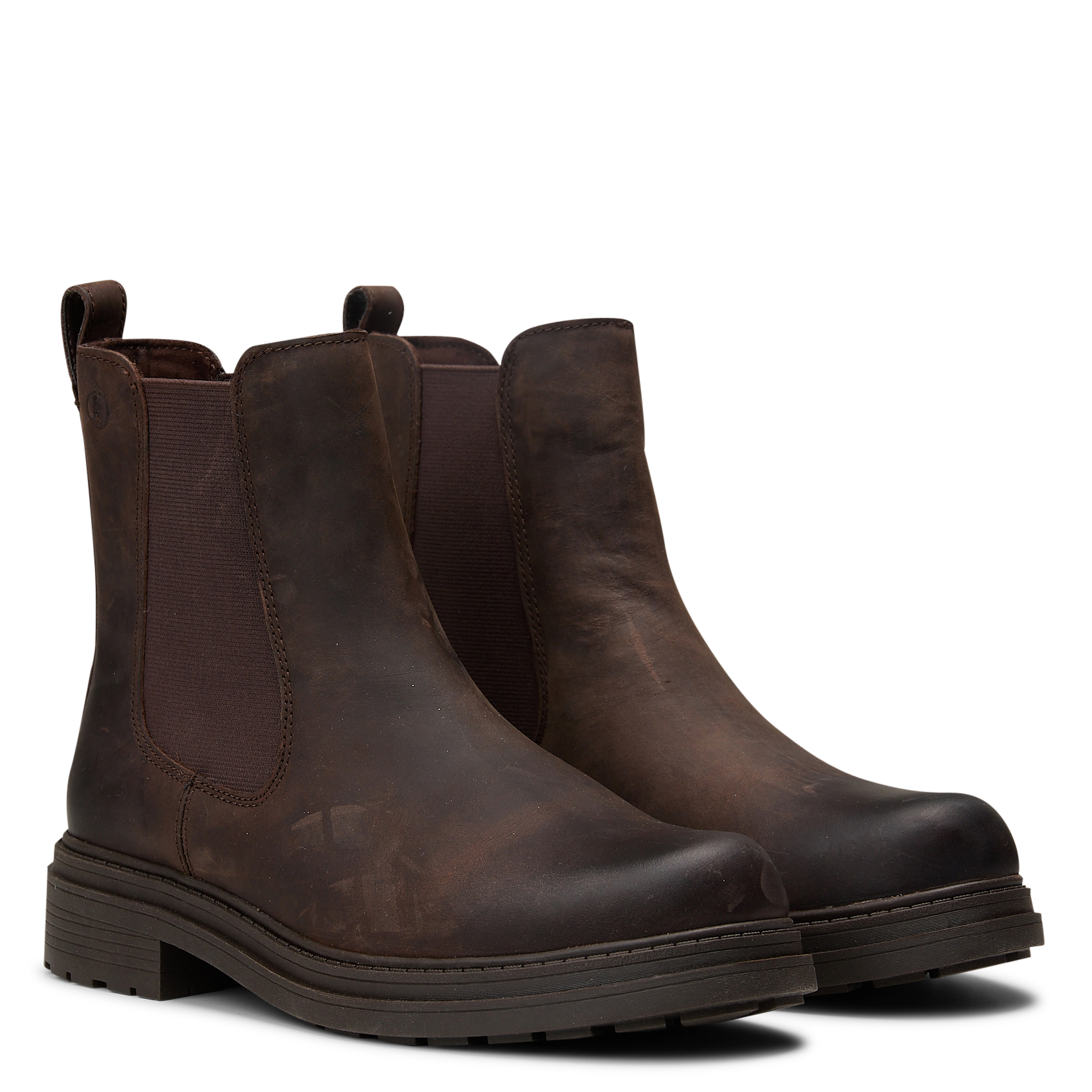 Bottines en cuir  CLARKS Marron