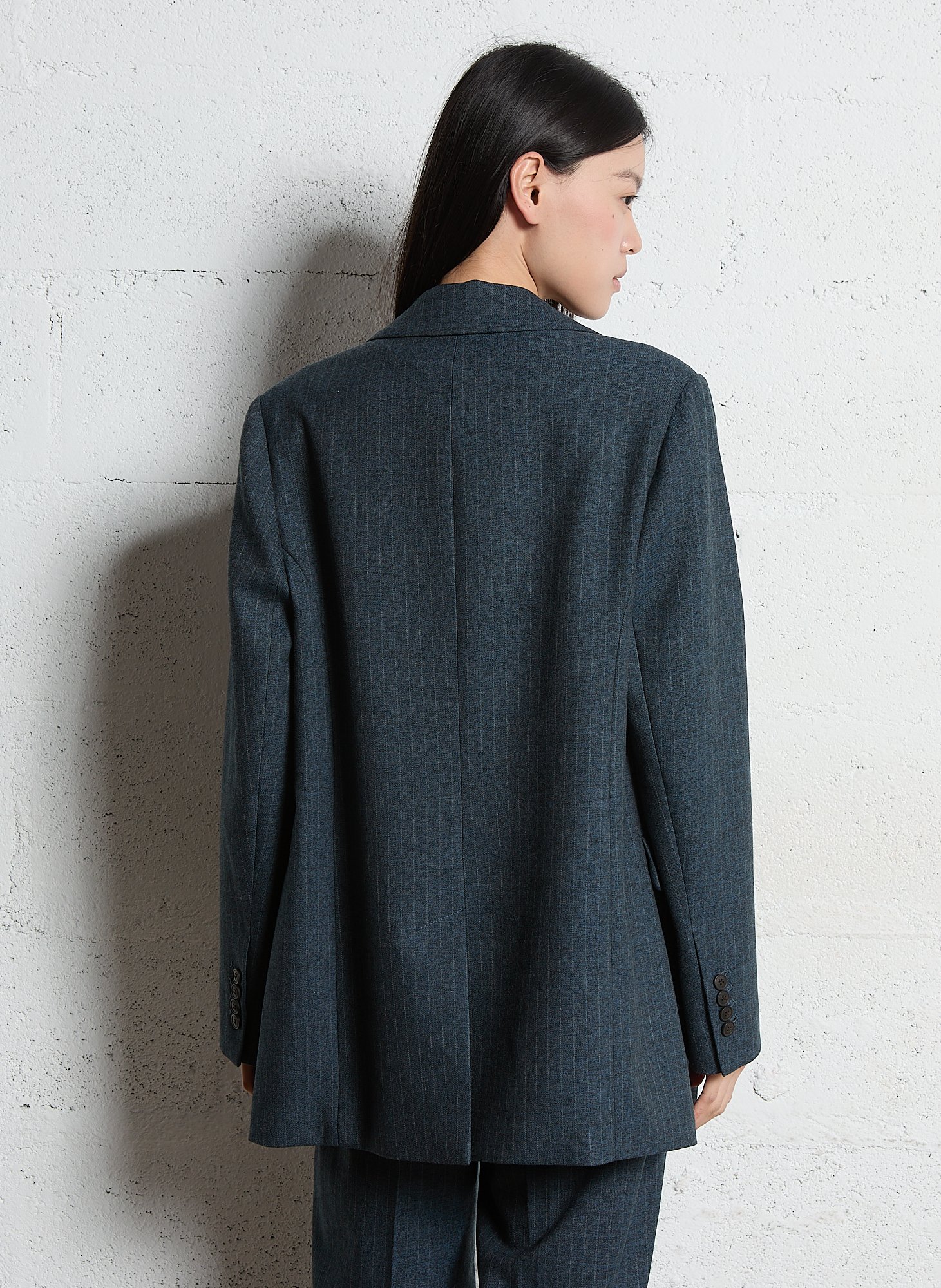 Striped suit jacket MAISON 123 Grey