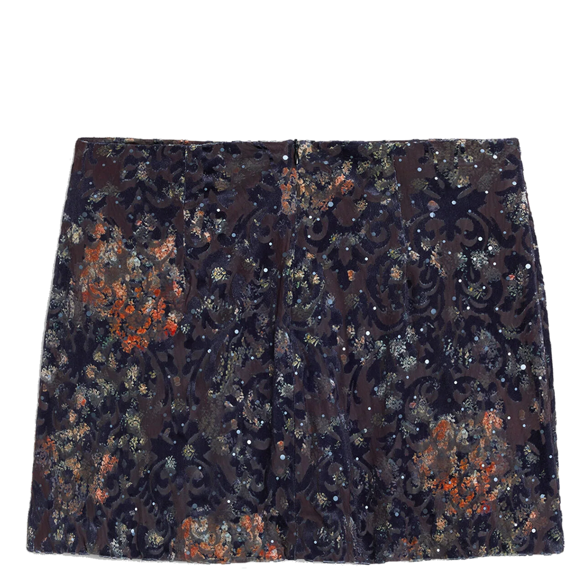 Jupe courte imprimée DESIGUAL Noir