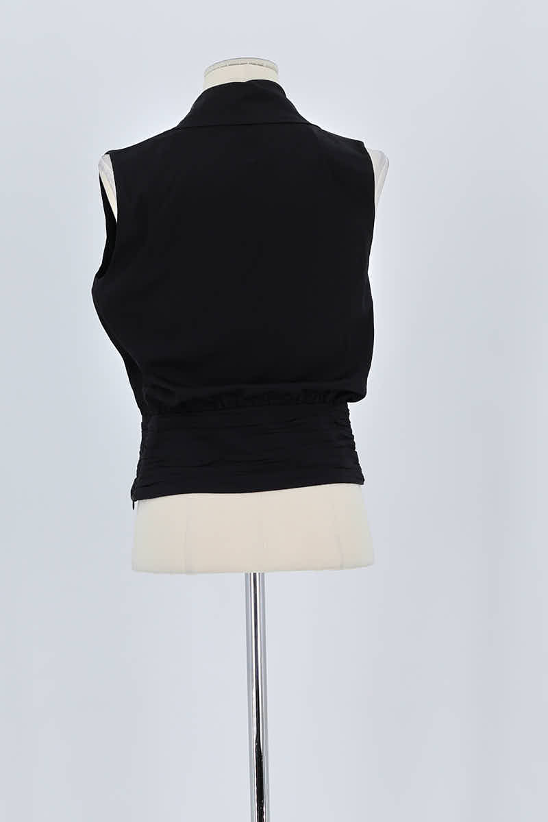 Azawood sleeveless top ARMANI - SECONDE MAIN Black