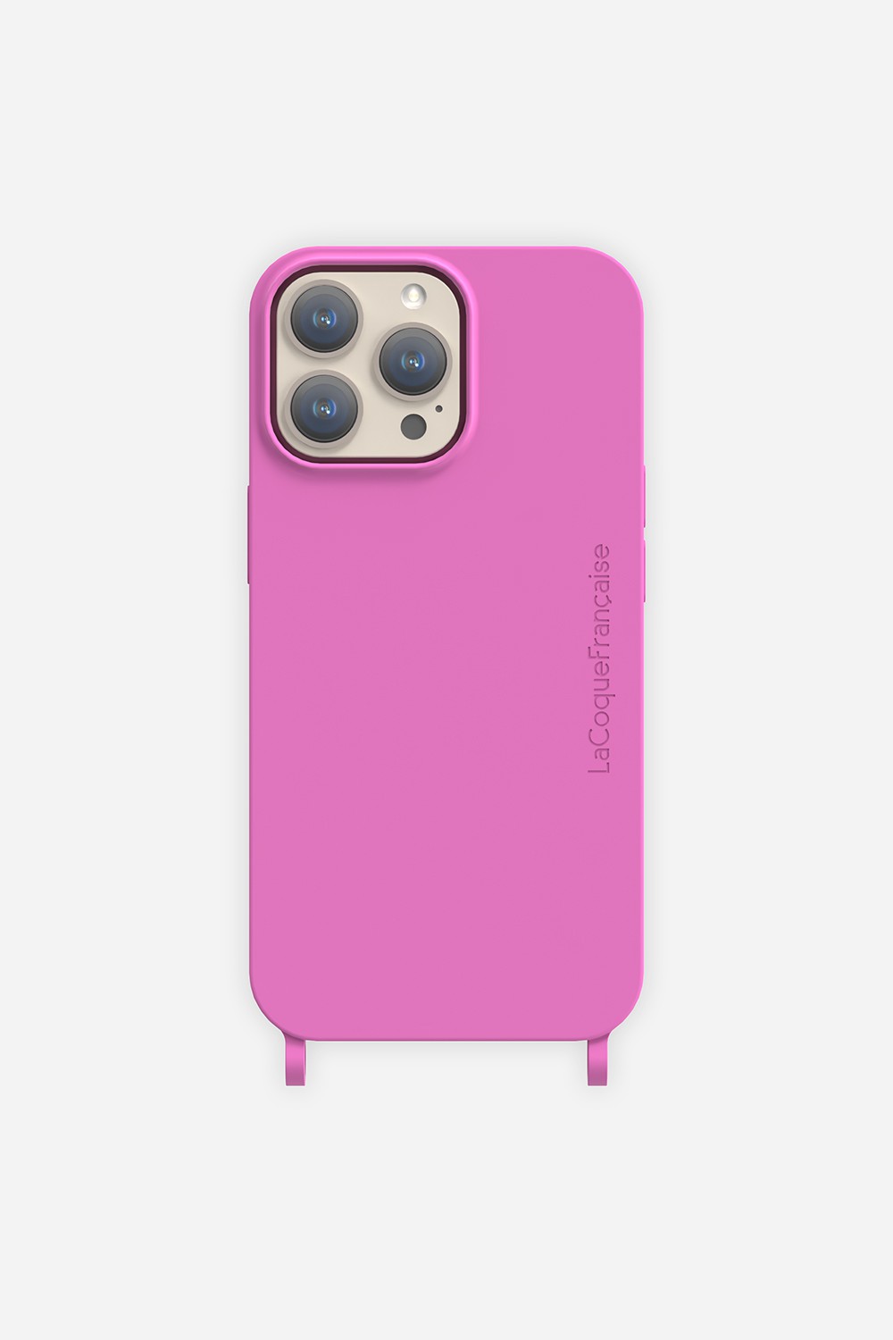 Coque de téléphone soft touch avec anneaux pour iphone 14 pro LA COQUE FRANCAISE Violet