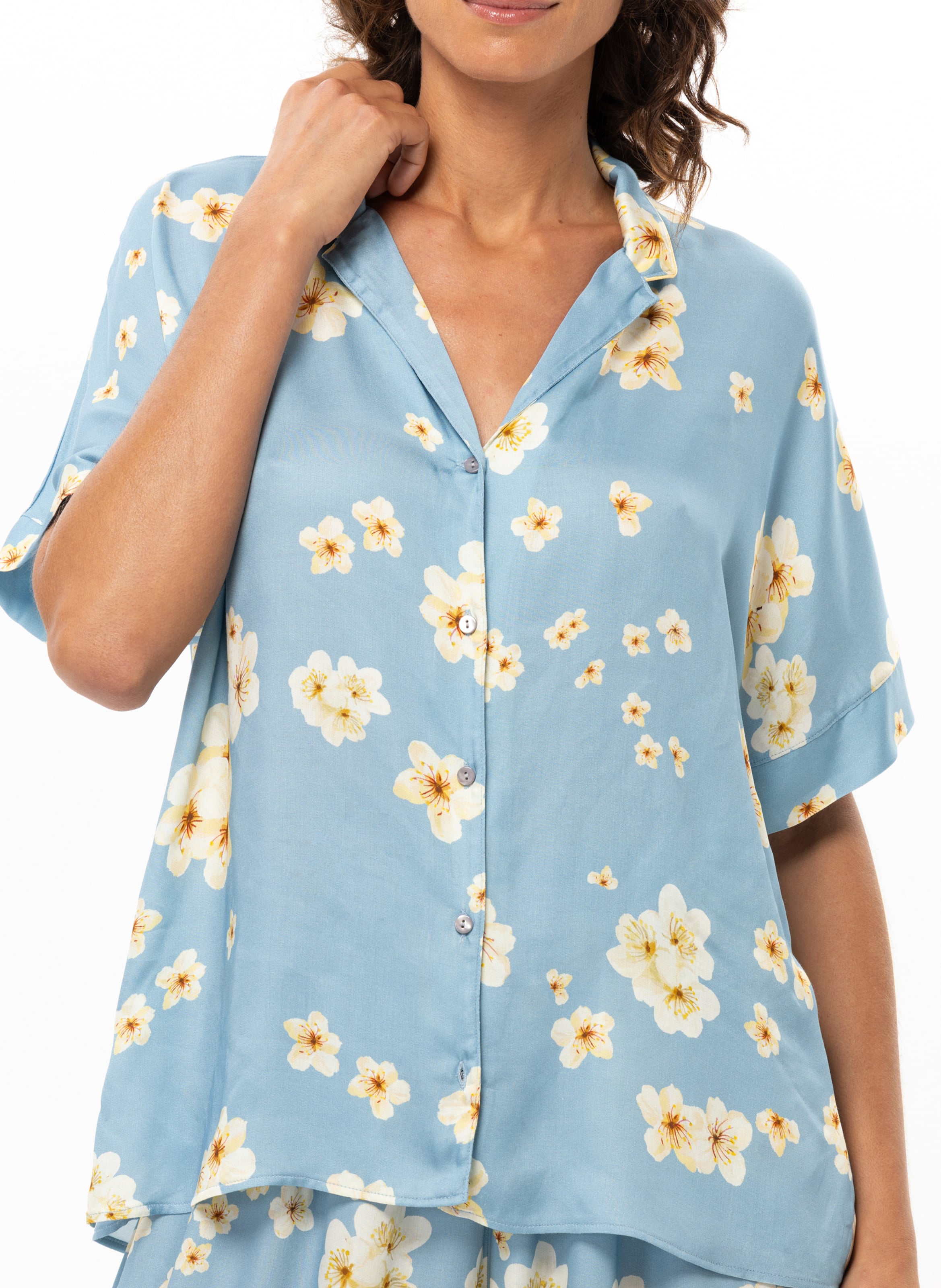Buttoned viscose pyjama LE CHAT Multicolored