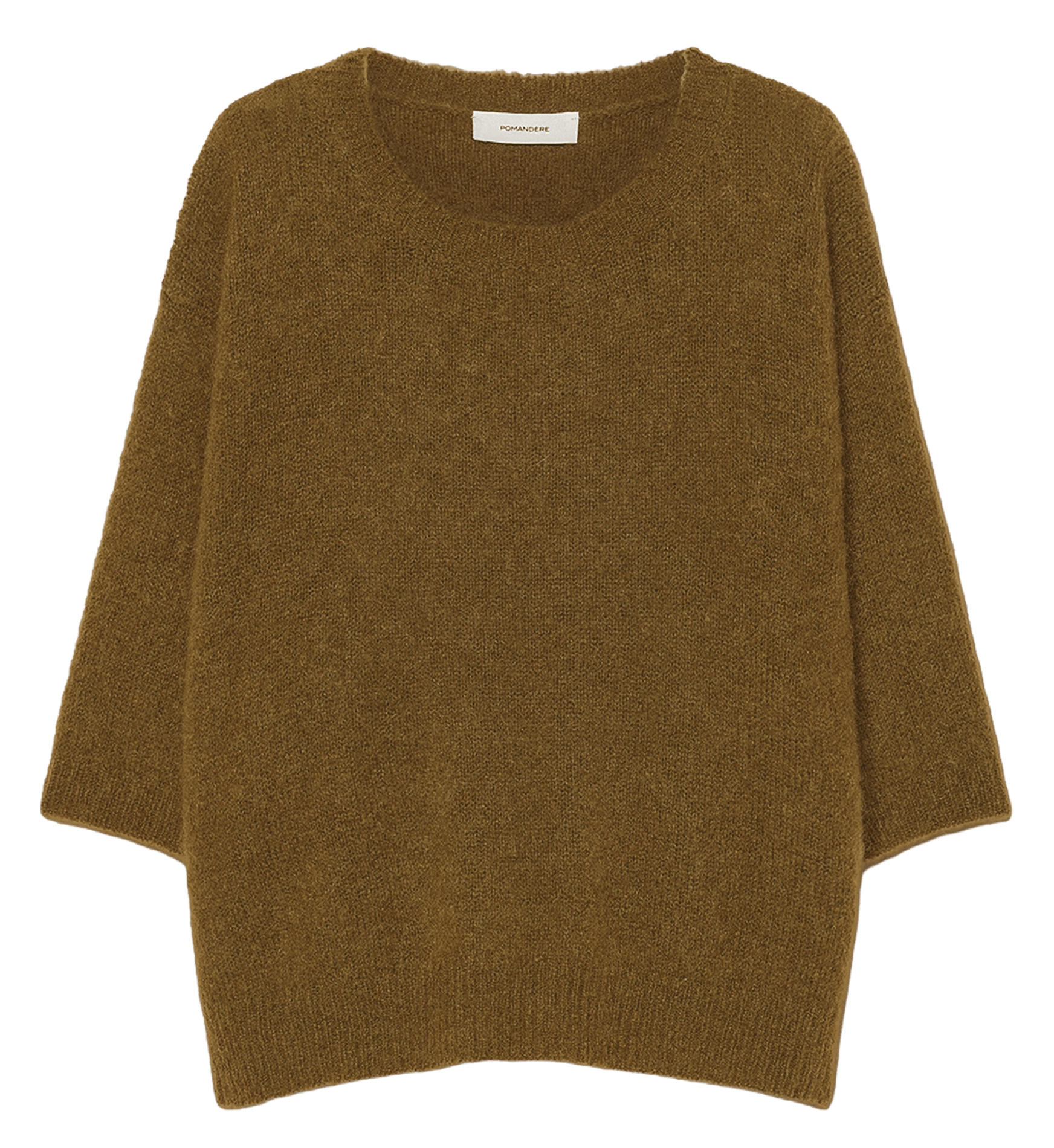 Pull oversize en laine mélangée POMANDERE Braun