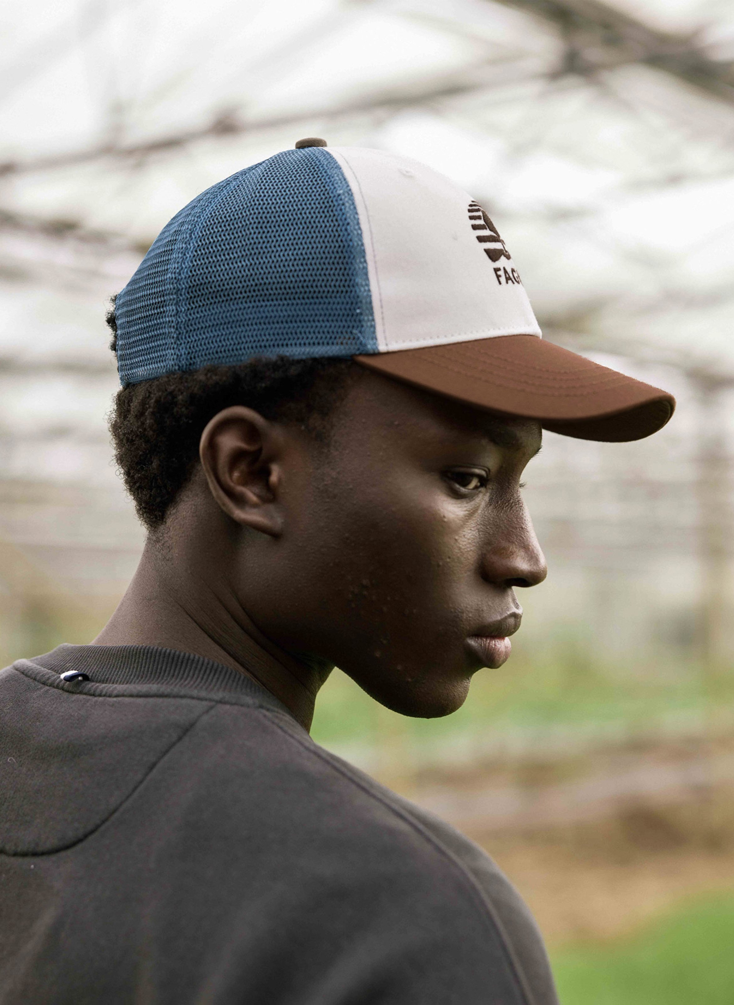 Casquette en coton FAGUO Mehrfarbig