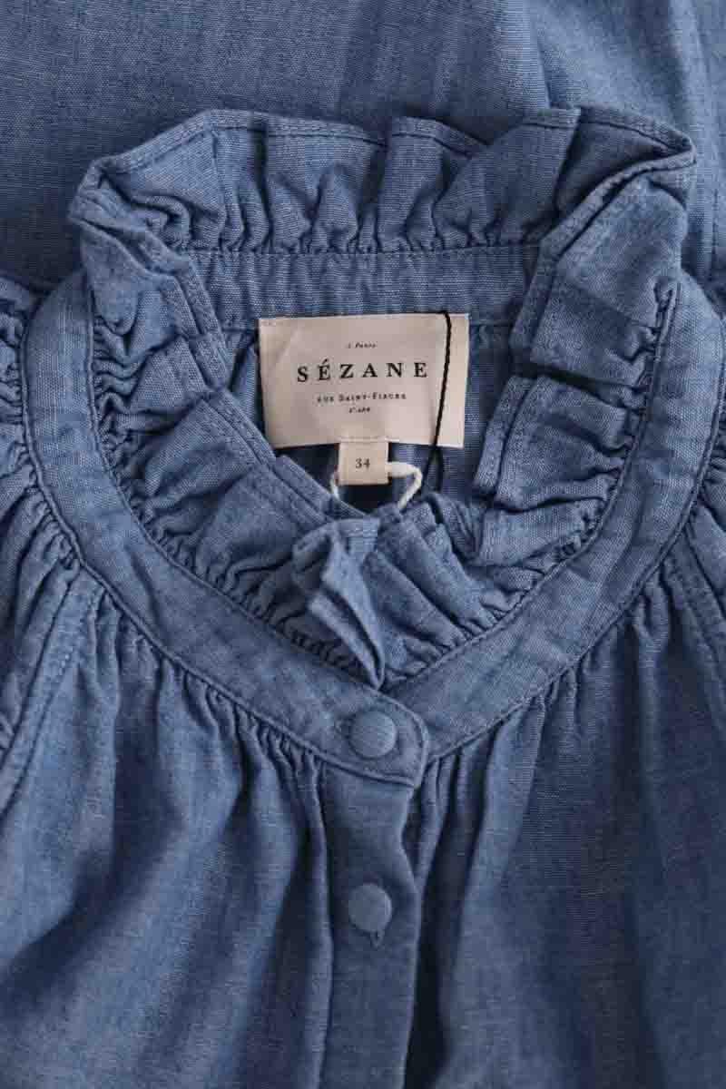 Top sans manche SEZANE - Seconde main Bleu