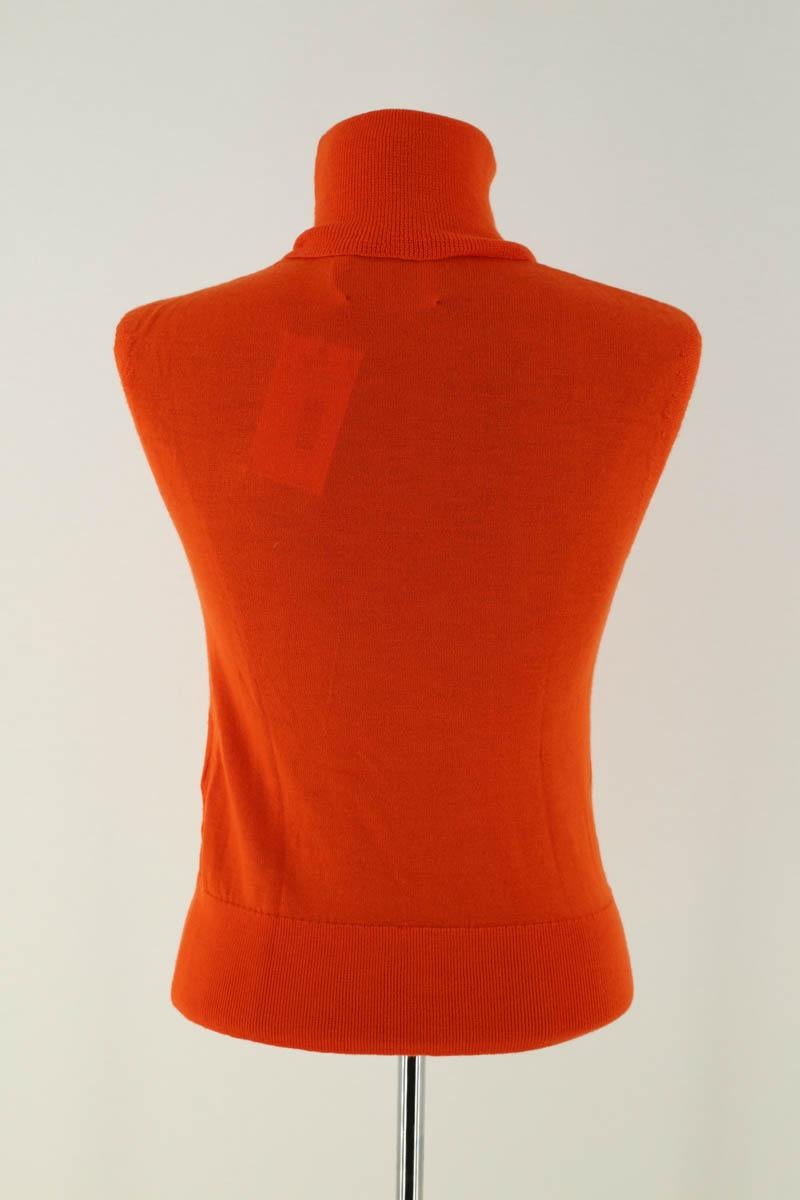Azawood sleeveless top LAURENCE BRAS - Seconde Main Orange