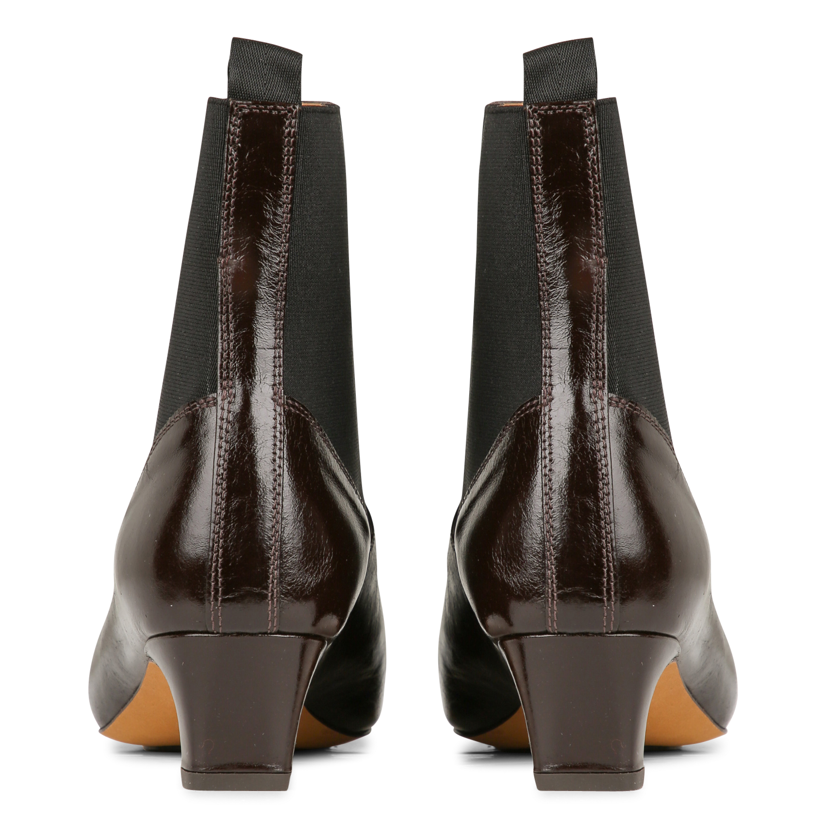 Bottines vernies en cuir ANONYMOUS COPENHAGEN Marron