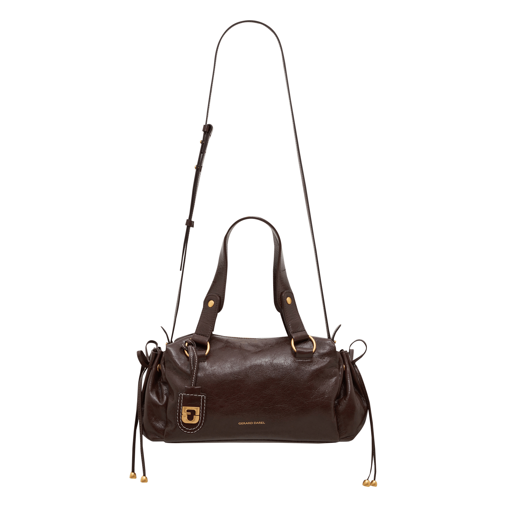 Leren schoudertas GERARD DAREL Bruin