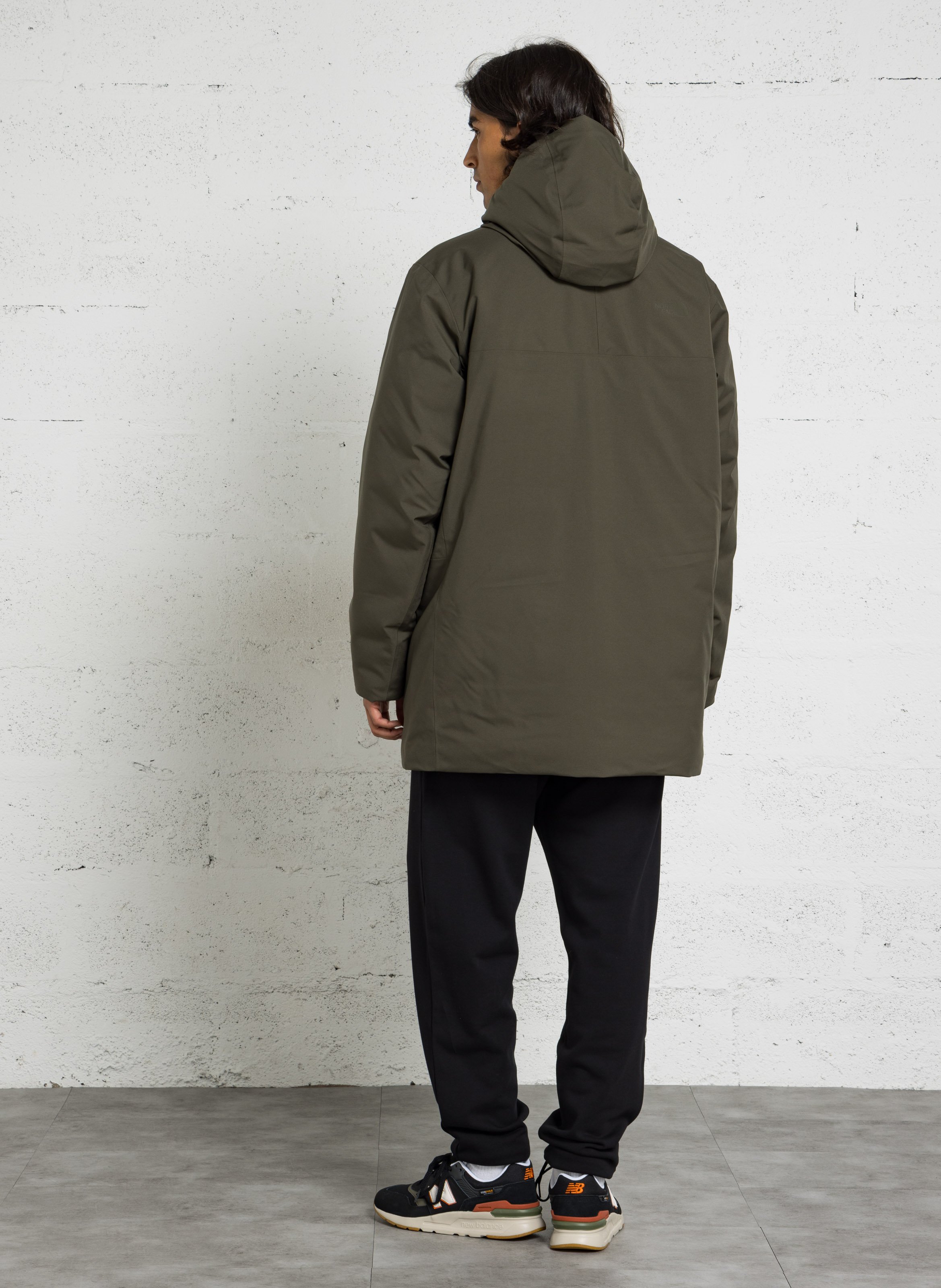 Daunenparka mit Kapuze THE NORTH FACE Grun