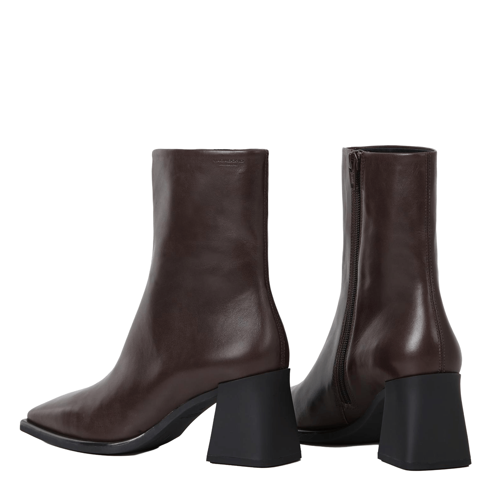Patent leather ankle boots VAGABOND Brown