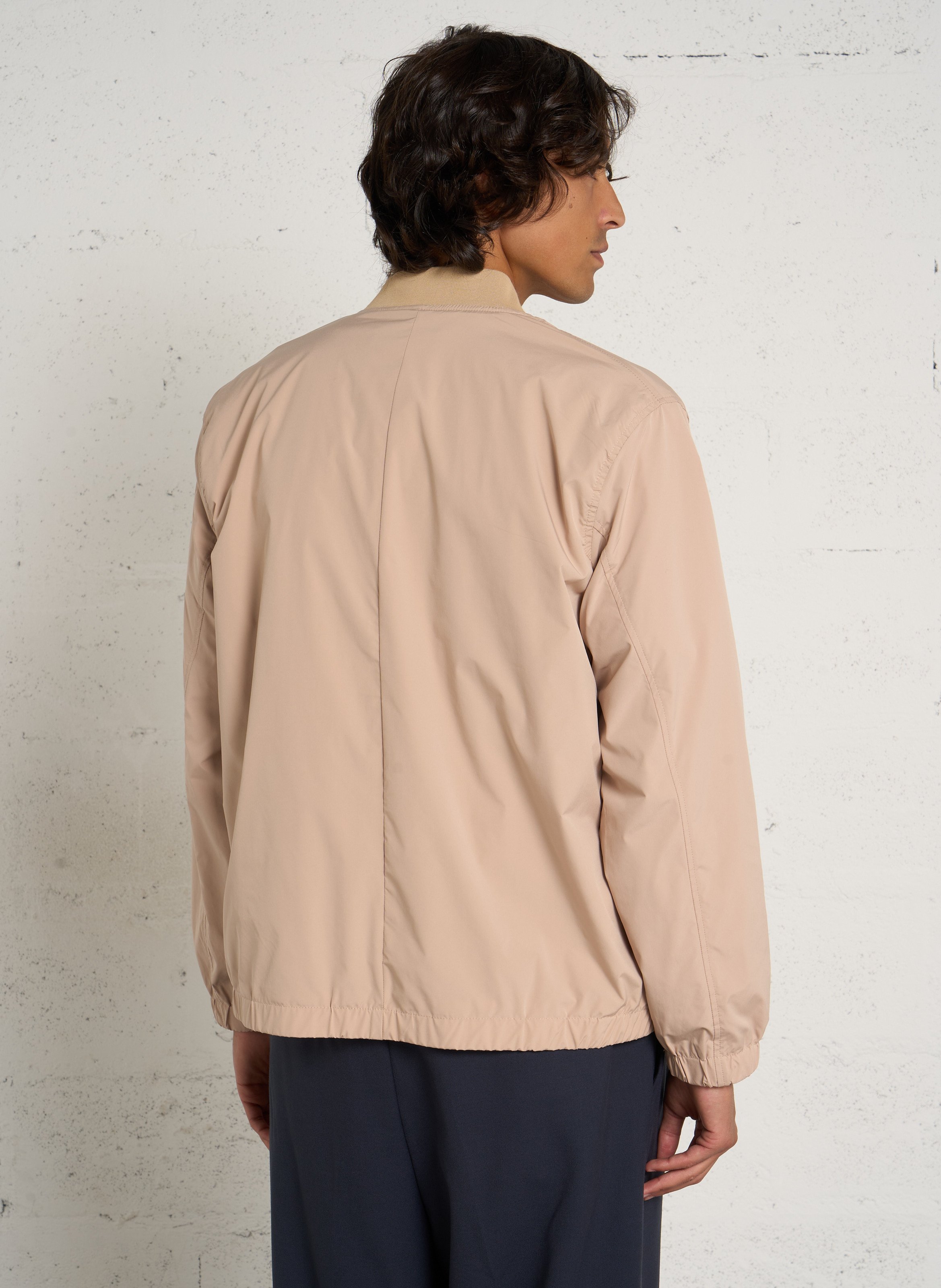 Gerader Reißverschluss-Blouson in Uni-Farbe PEPE JEANS Beige