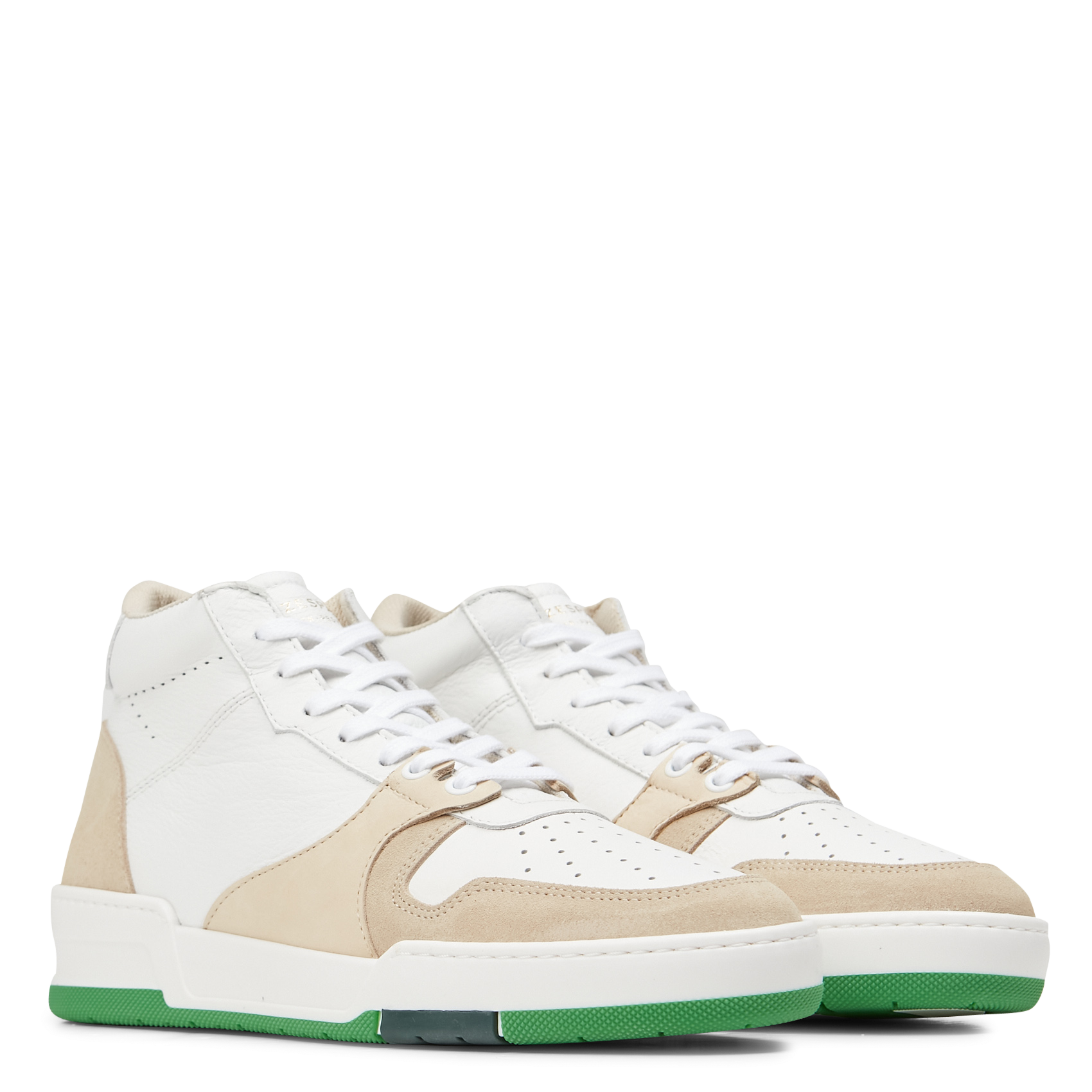 Baskets montantes en cuir ZESPA Beige