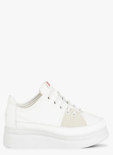 Chaussures à lacets baskets cuir blanc LEVIS 40 6.5UK 7.5US logo