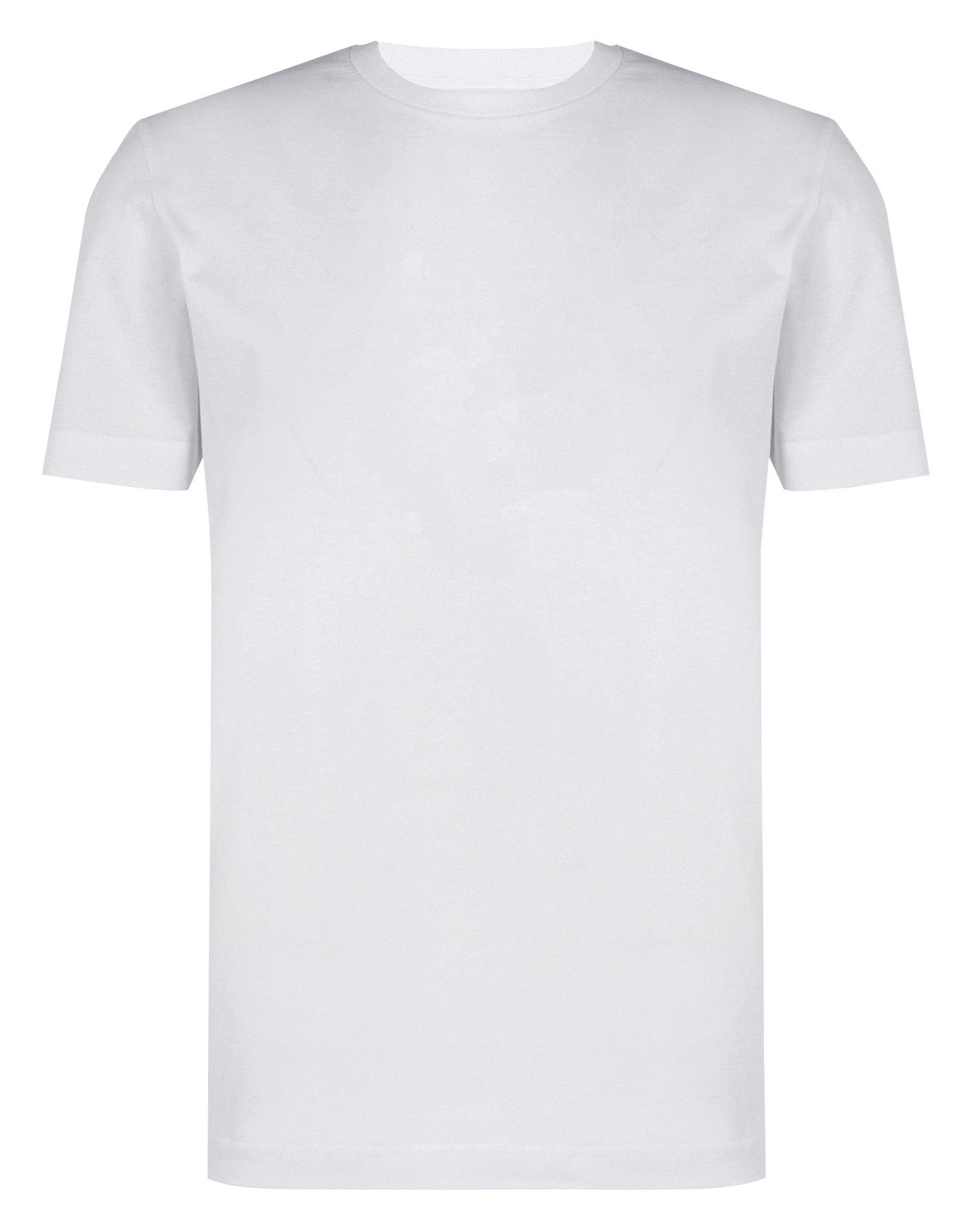 Rundhals-T-Shirt aus Bio-Baumwolle SAISON 1865 Weiss