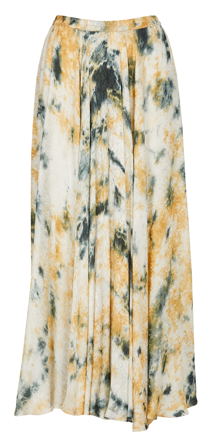 Jupe midi évasée en jacquard imprimé MES DEMOISELLES Multicolore