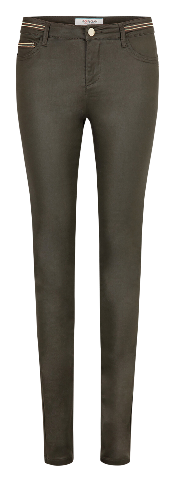 Gecoate, slim-fit broek MORGAN Groen