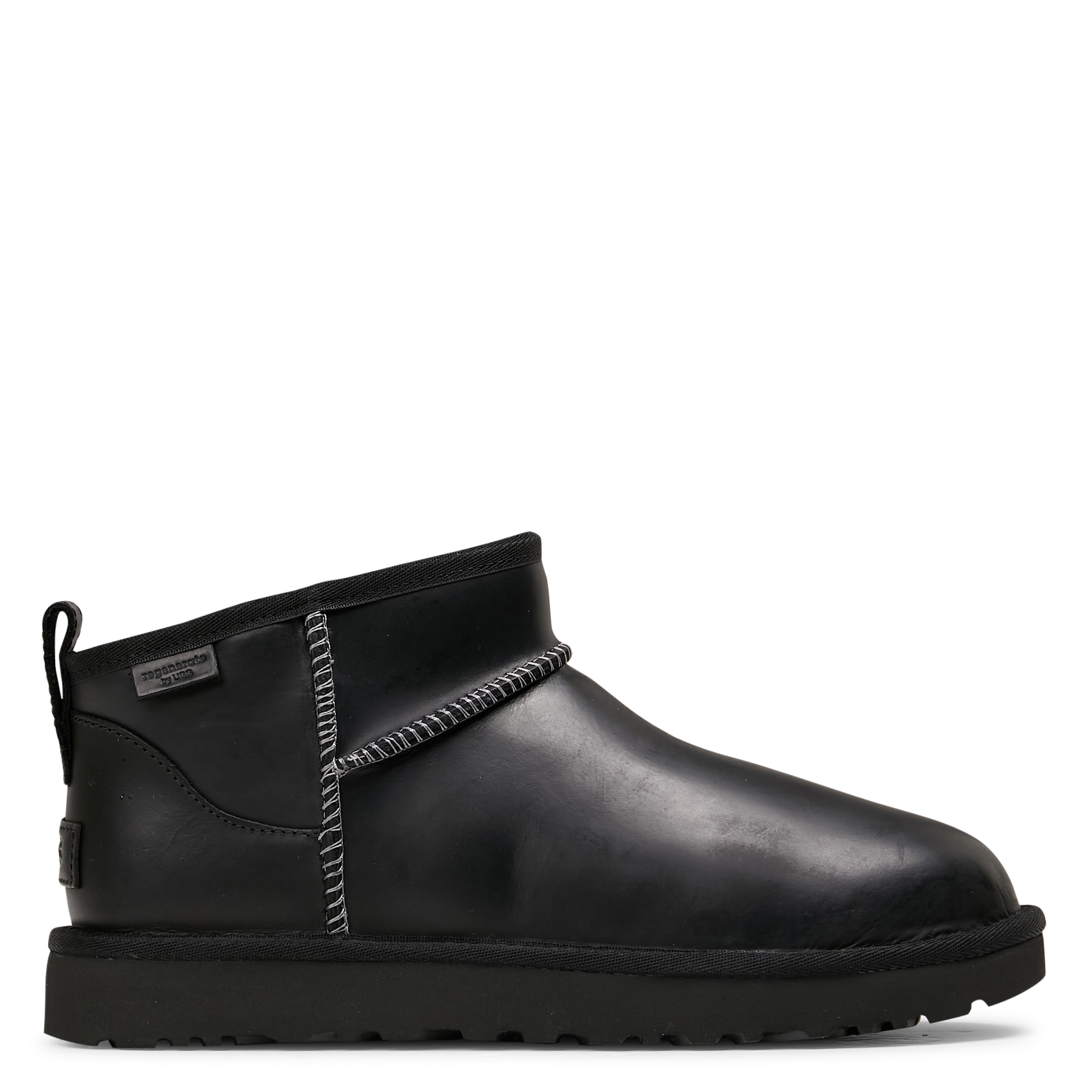 CLASSIC ULTRA MINI LTHR REGEN - Fur-lined leather ankle boots UGG