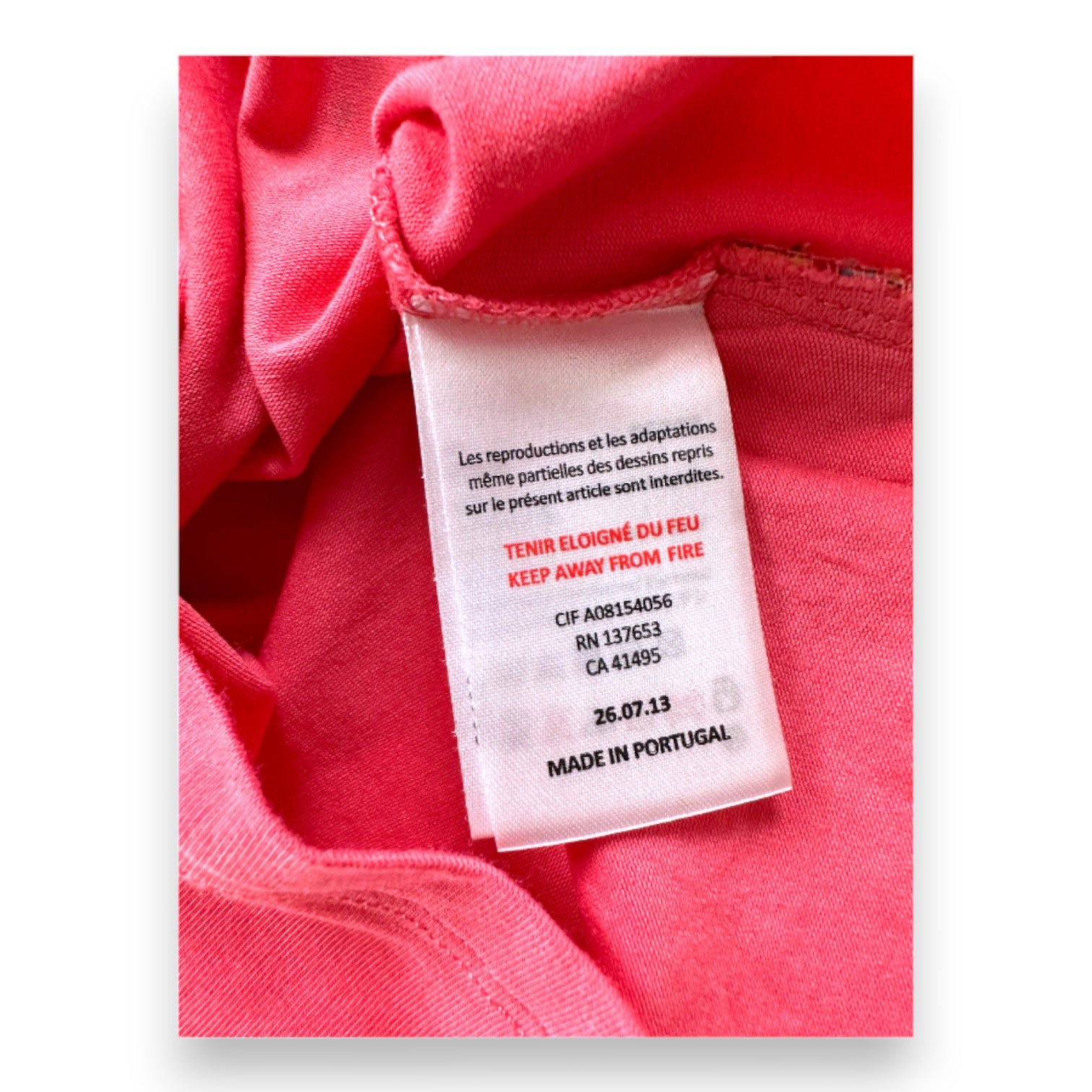 Pink baby T-shirt - 9 months PAUL SMITH - Seconde main Pink