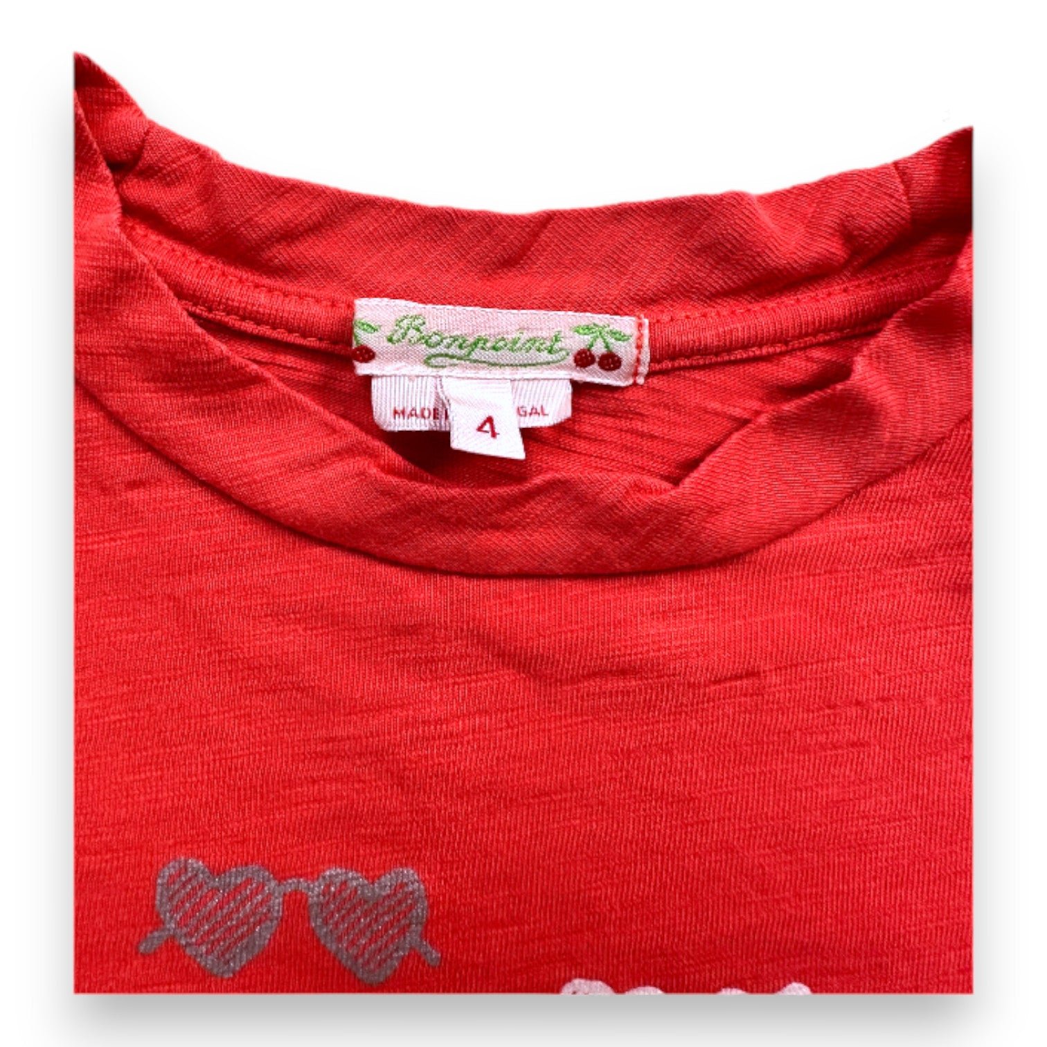 Orange Kids T-shirt - 4 years BONPOINT - Seconde Main Orange