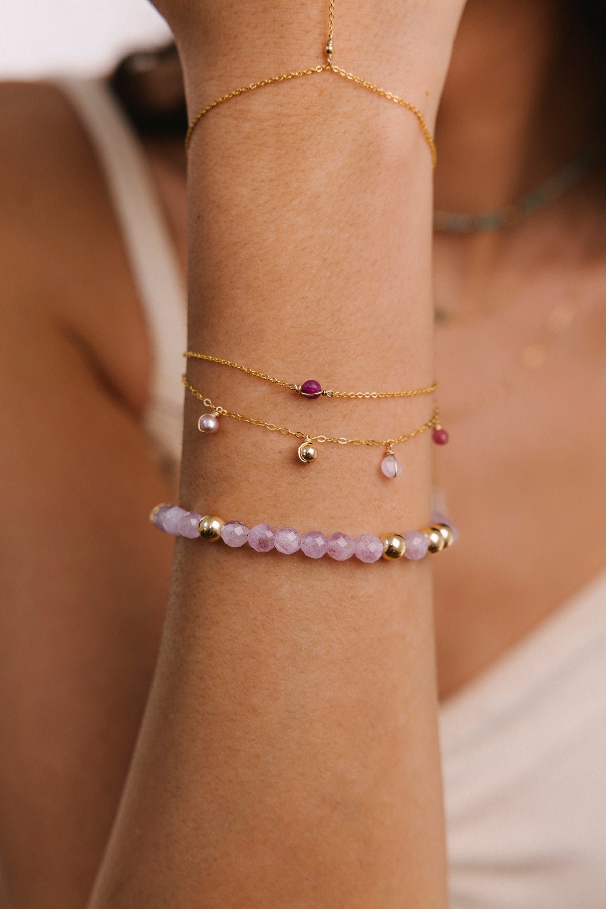 Bracelet - Ruby YAY Pink