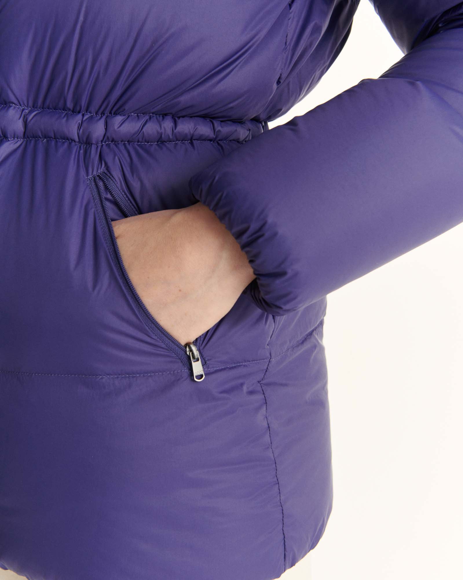 Luxury 2.0 Hooded Puffer Jacket for Extreme Cold JOTT Blue