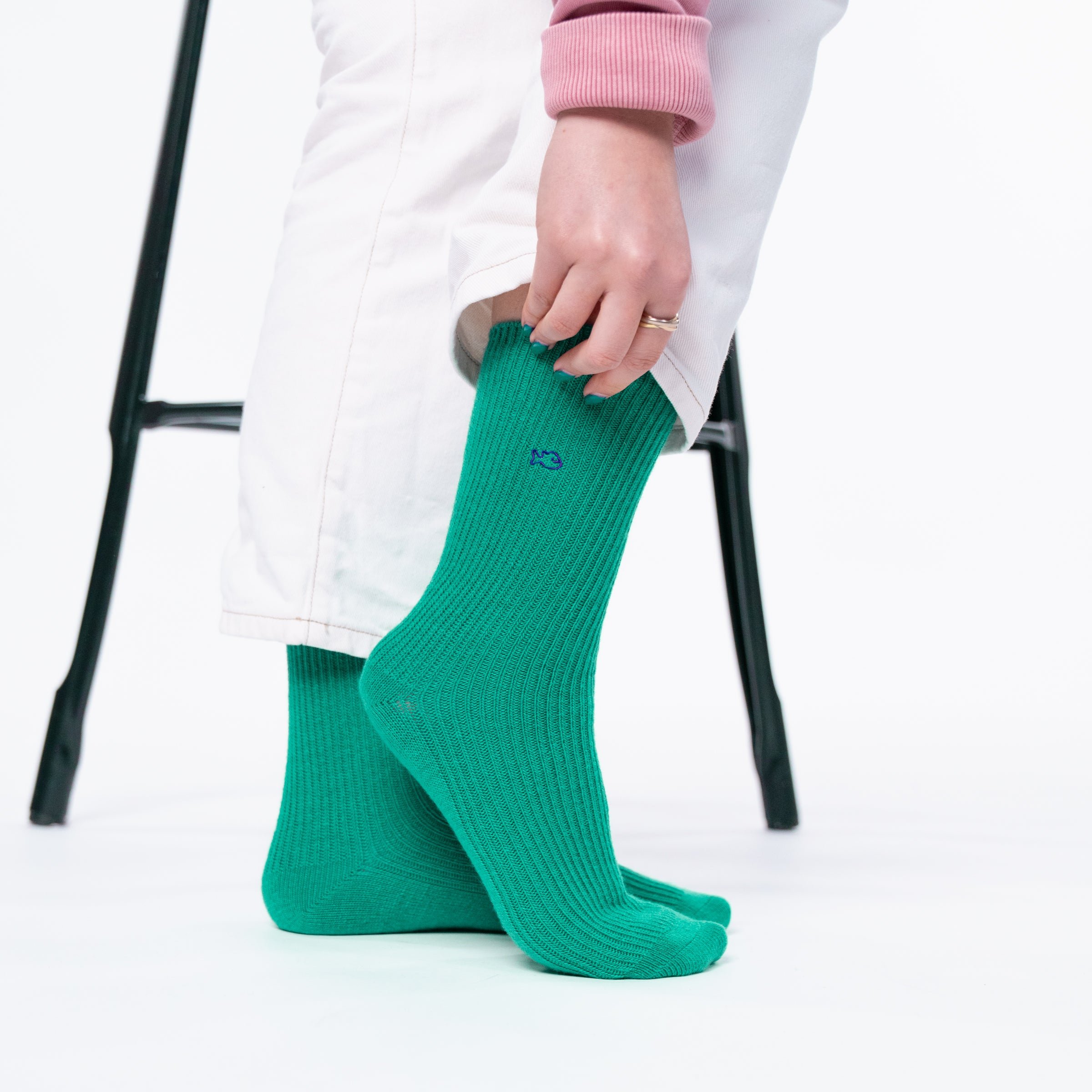 Wool socks BILLYBELT Green