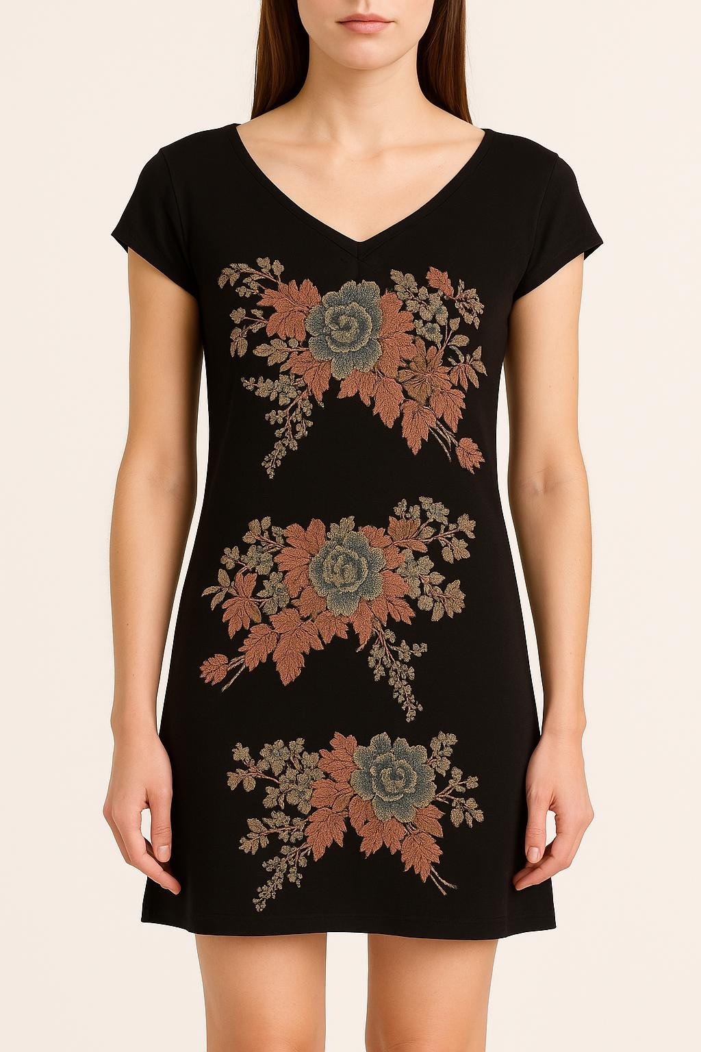 Midi dress COMPTOIR DES COTONNIERS - Seconde main Multicolored