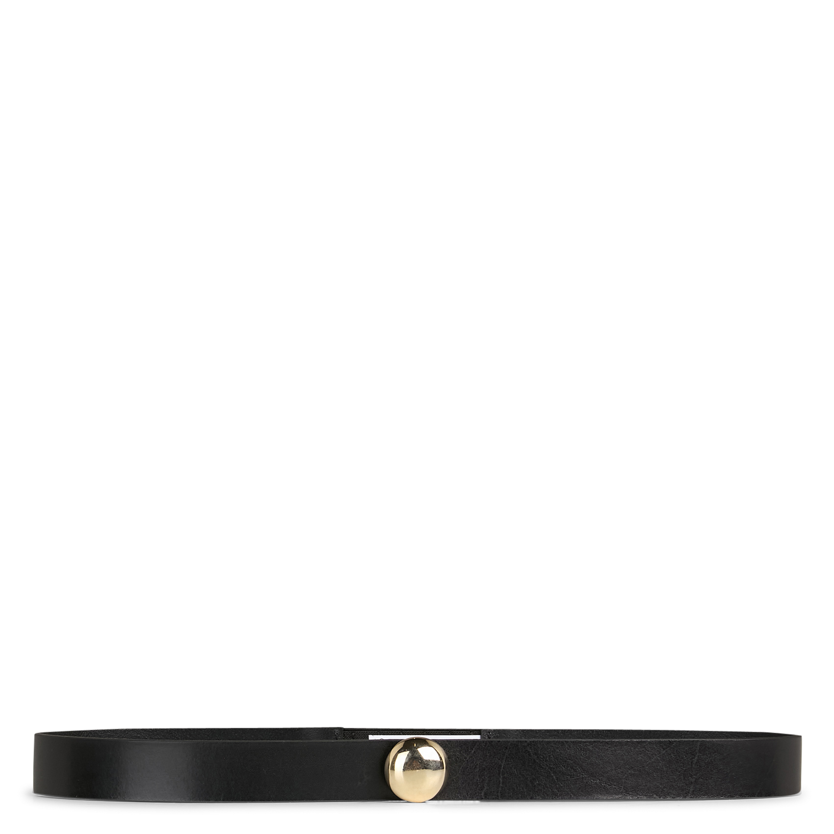 Ceinture en cuir DES PETITS HAUTS Noir