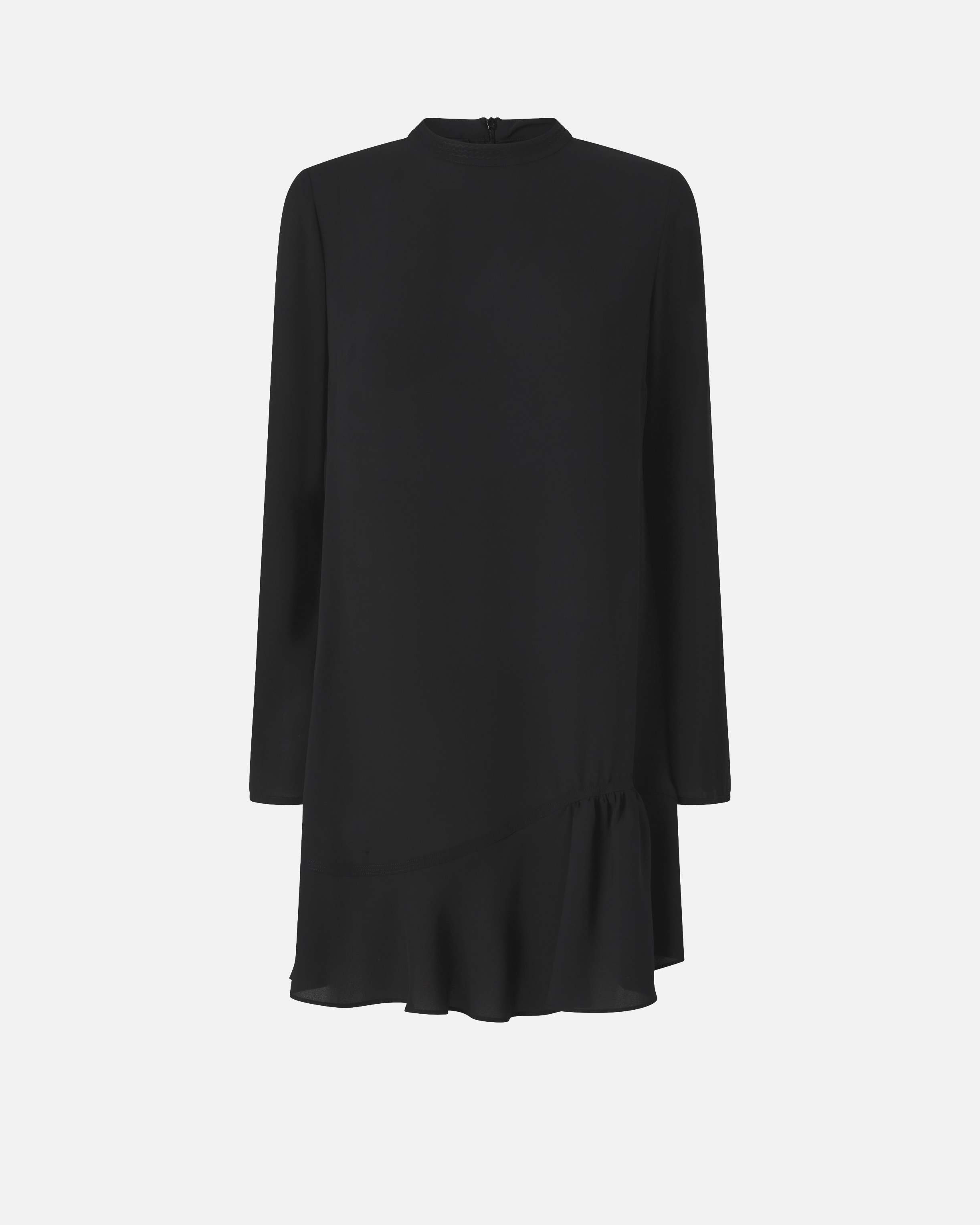 Short and flowy dress in technical crepe fabric PINKO Black