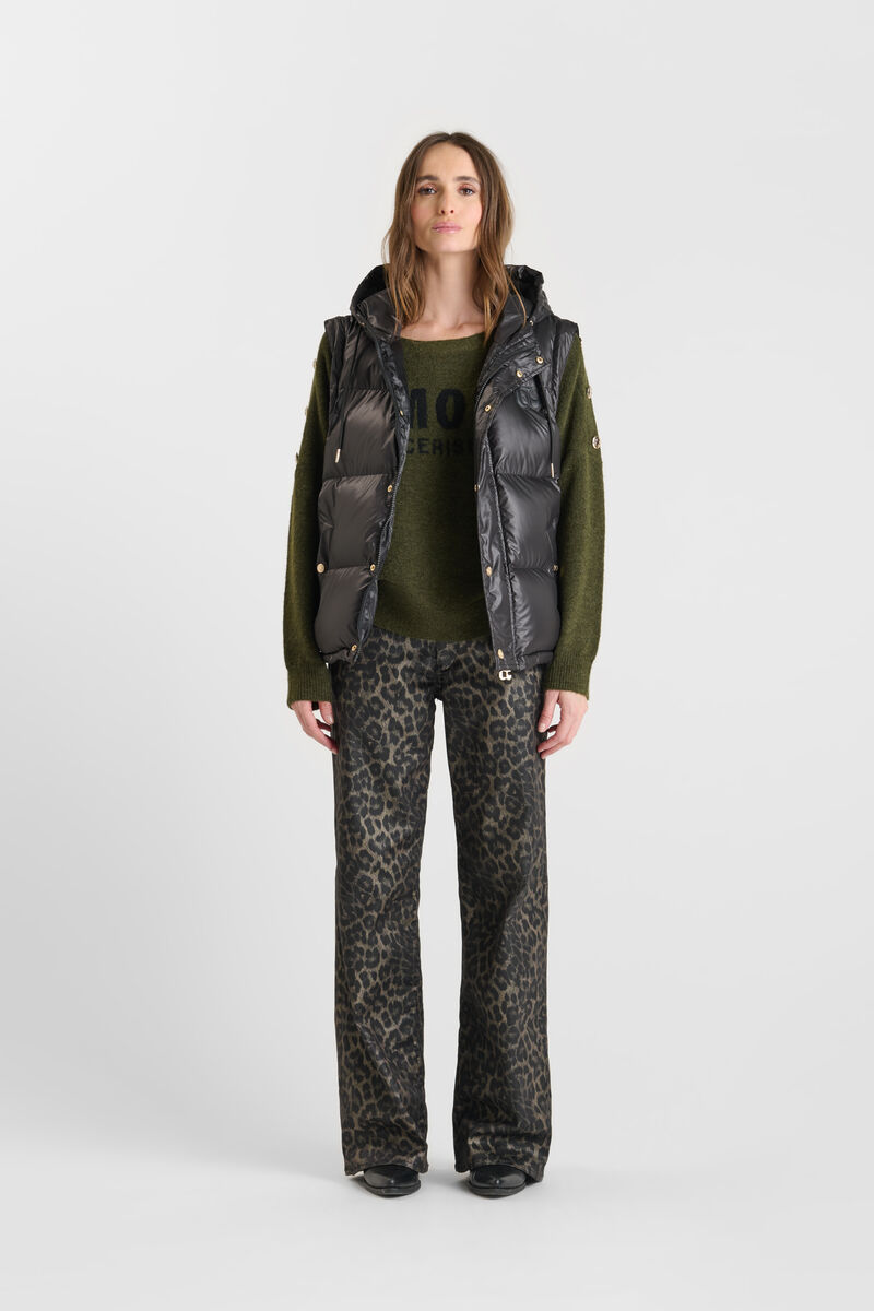 Brookvale Hoody padded jacket LE TEMPS DES CERISES Black