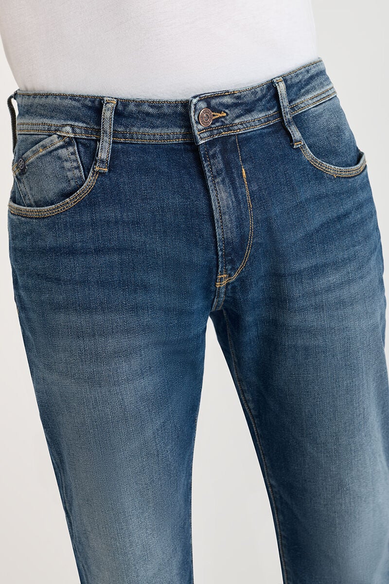 Straight leg jeans, length 34 LE TEMPS DES CERISES Blue