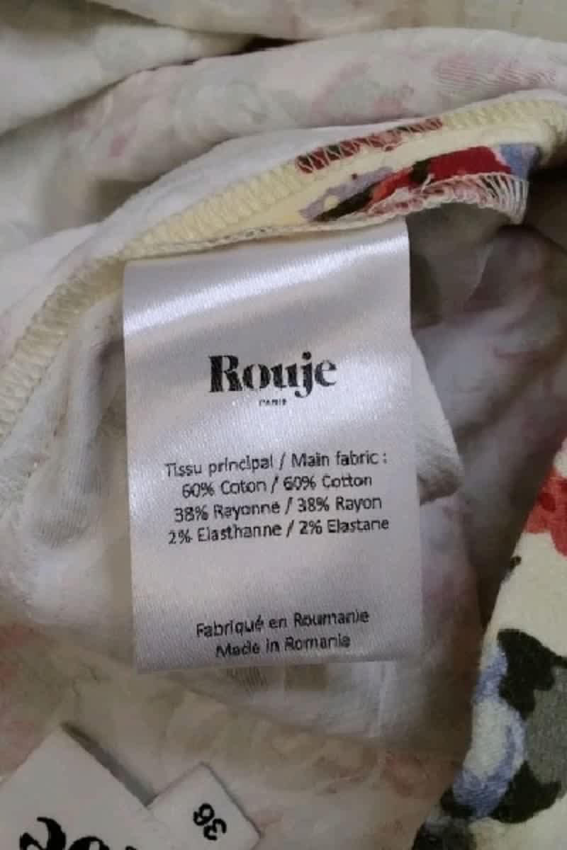 Mini skirt ROUJE - Seconde Main Beige