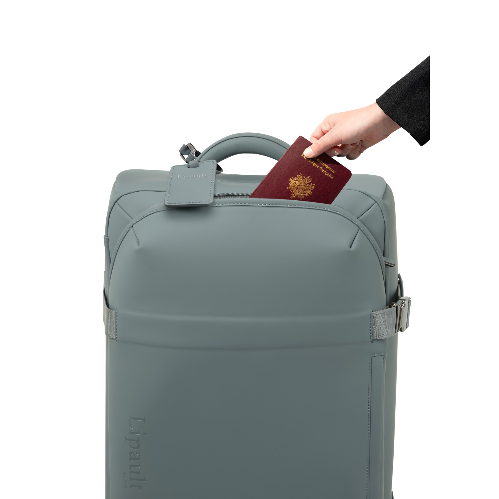 Lost in berlin sac de voyage à roues taille l exile LIPAULT Gris